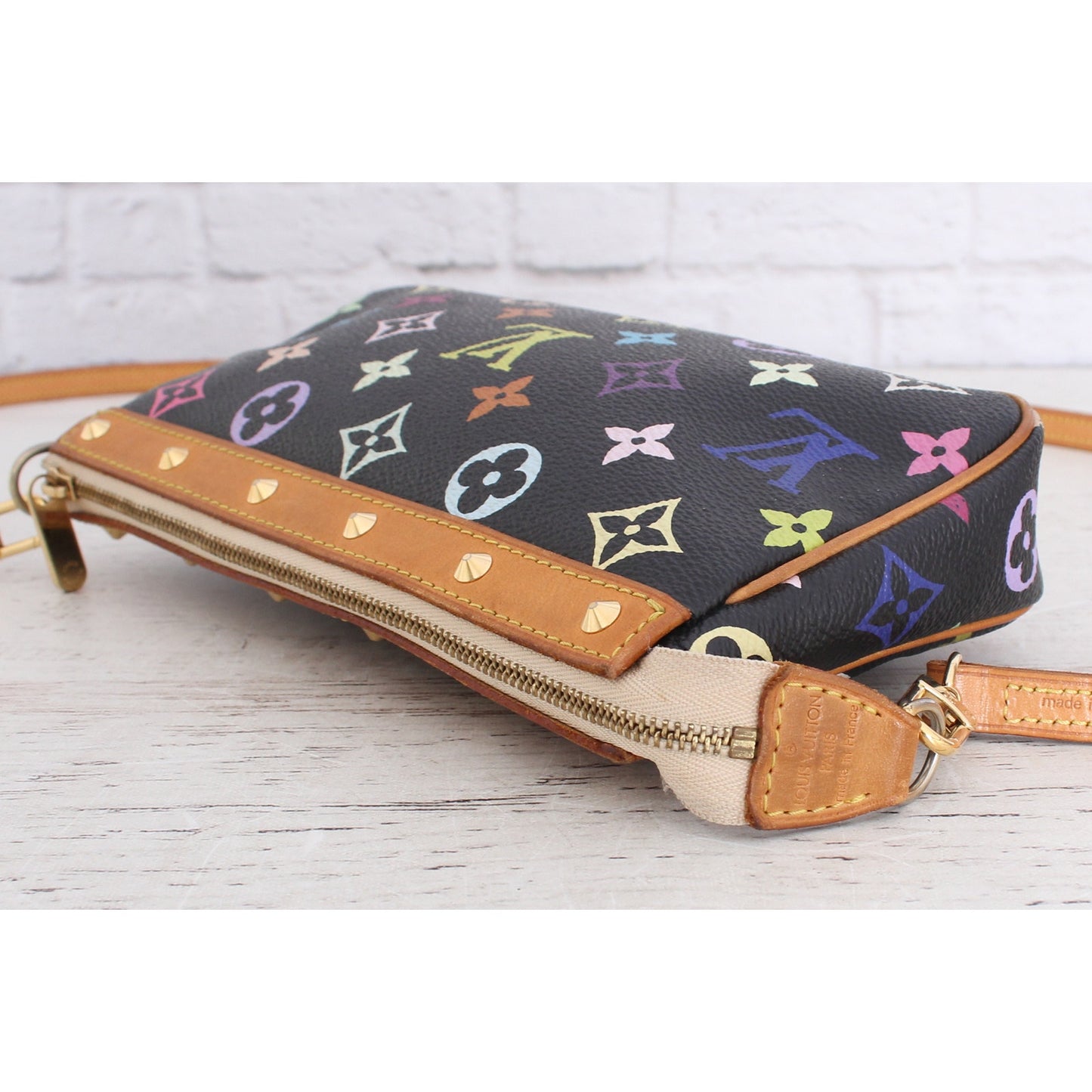 Louis Vuitton Pochette Accessoires Black Multicolor Crossbody & Clutch