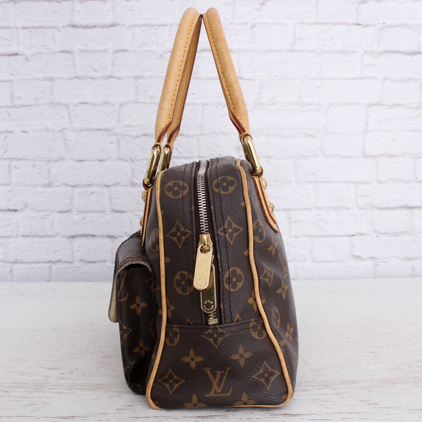 Louis Vuitton Manhattan PM Satchel Monogram