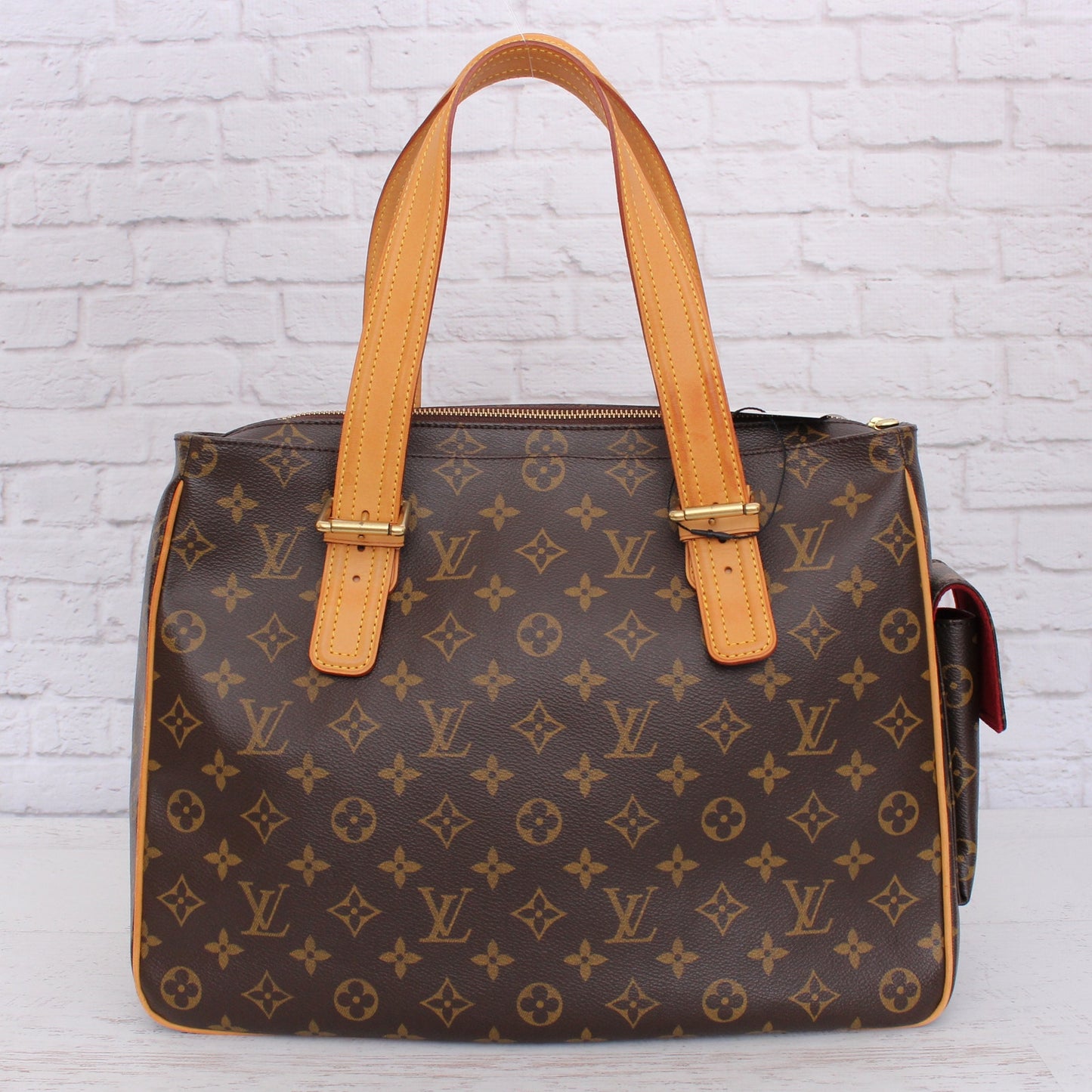 Louis Vuitton Multiple Cite Purse Monogram Bag Pochette Travel Canvas A4995