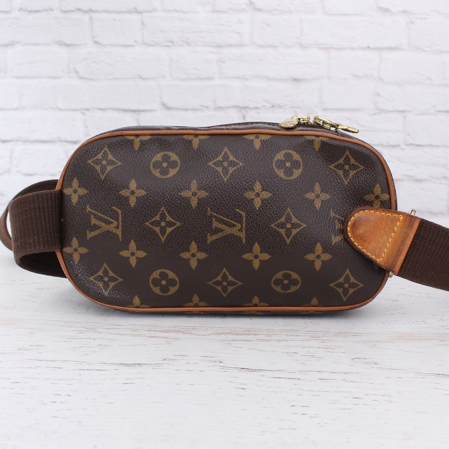 Louis Vuitton Pochette Gange Monogram Bumbag Belt Waist Crossbody Pouch