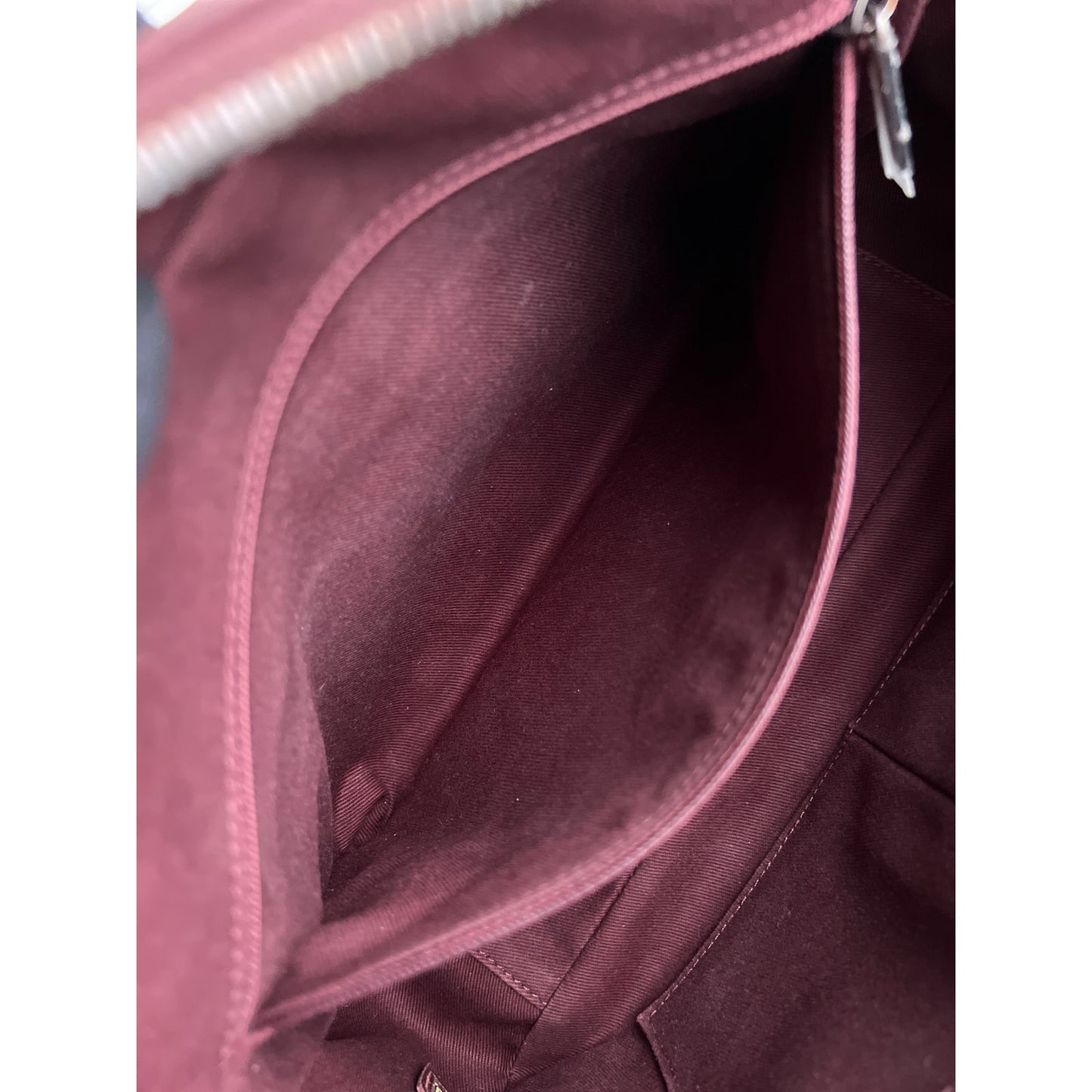 Authentic Chanel Flap Cambon 31 Rue Leather Burgundy Maroon Crossbody