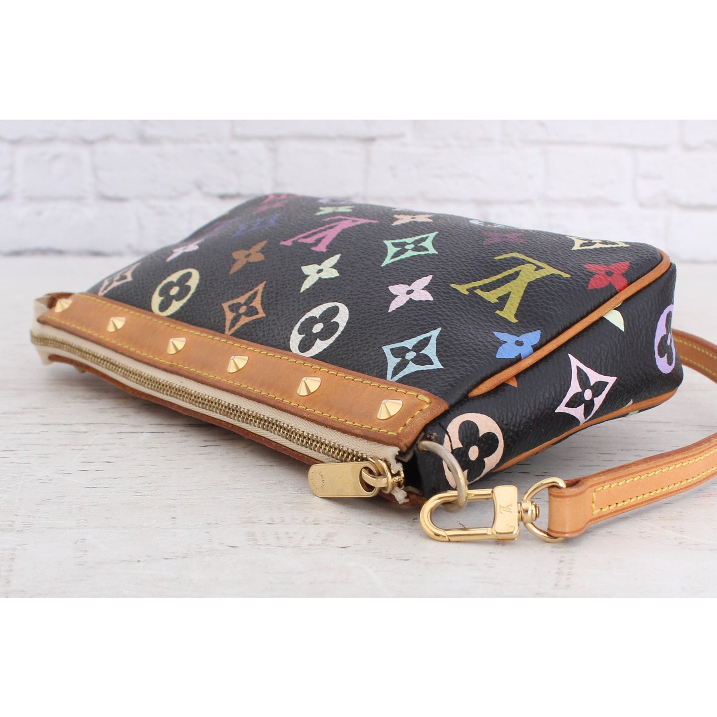 Louis Vuitton Pochette Accessoires Black Multicolor Crossbody & Clutch