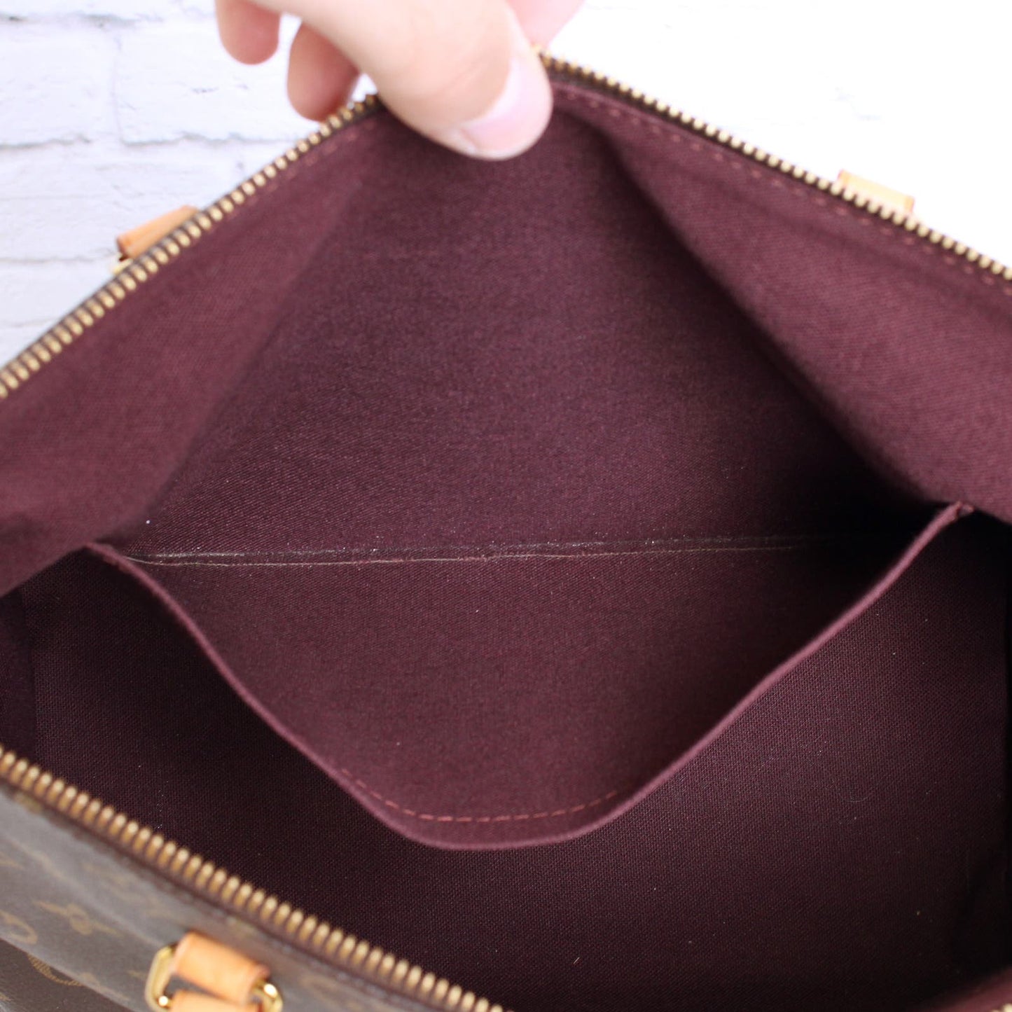 Louis Vuitton Iena PM Zip Tote Monogram Shoulder Bag