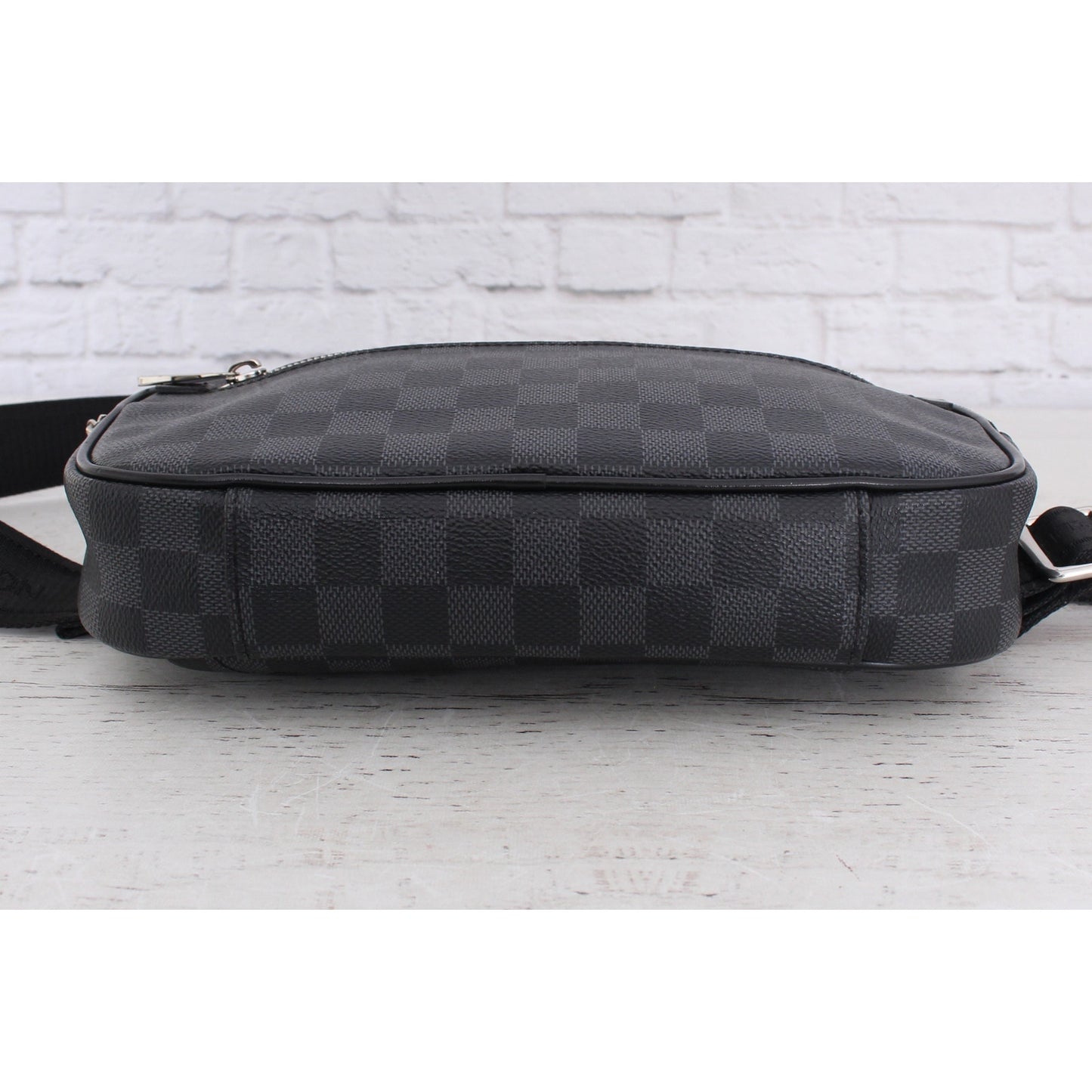 Louis Vuitton Ambler Damier Graphite Bumbag Waist Crossbody Pouch LV