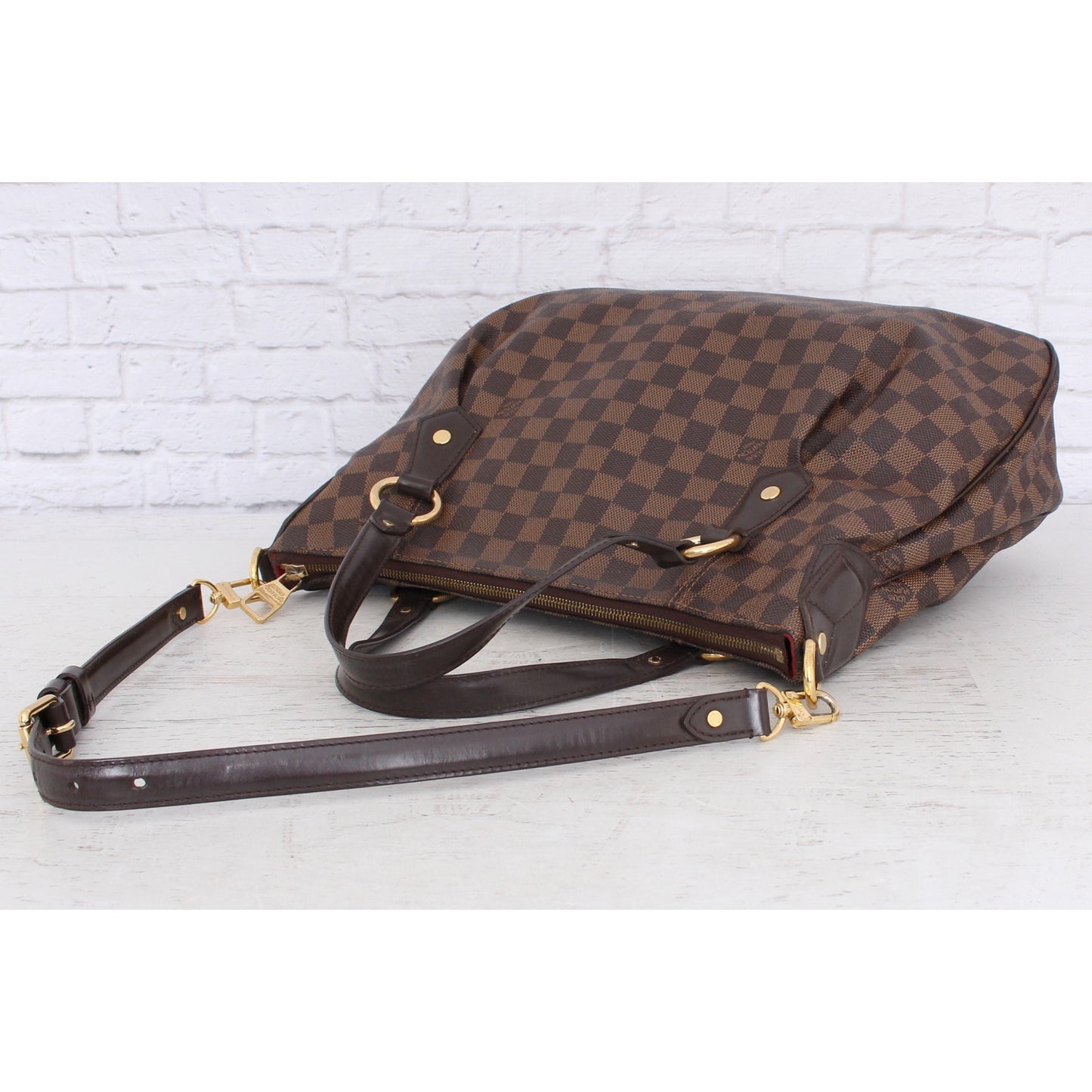 Louis Vuitton Evora GM Damier Ebene Shoulder Bag