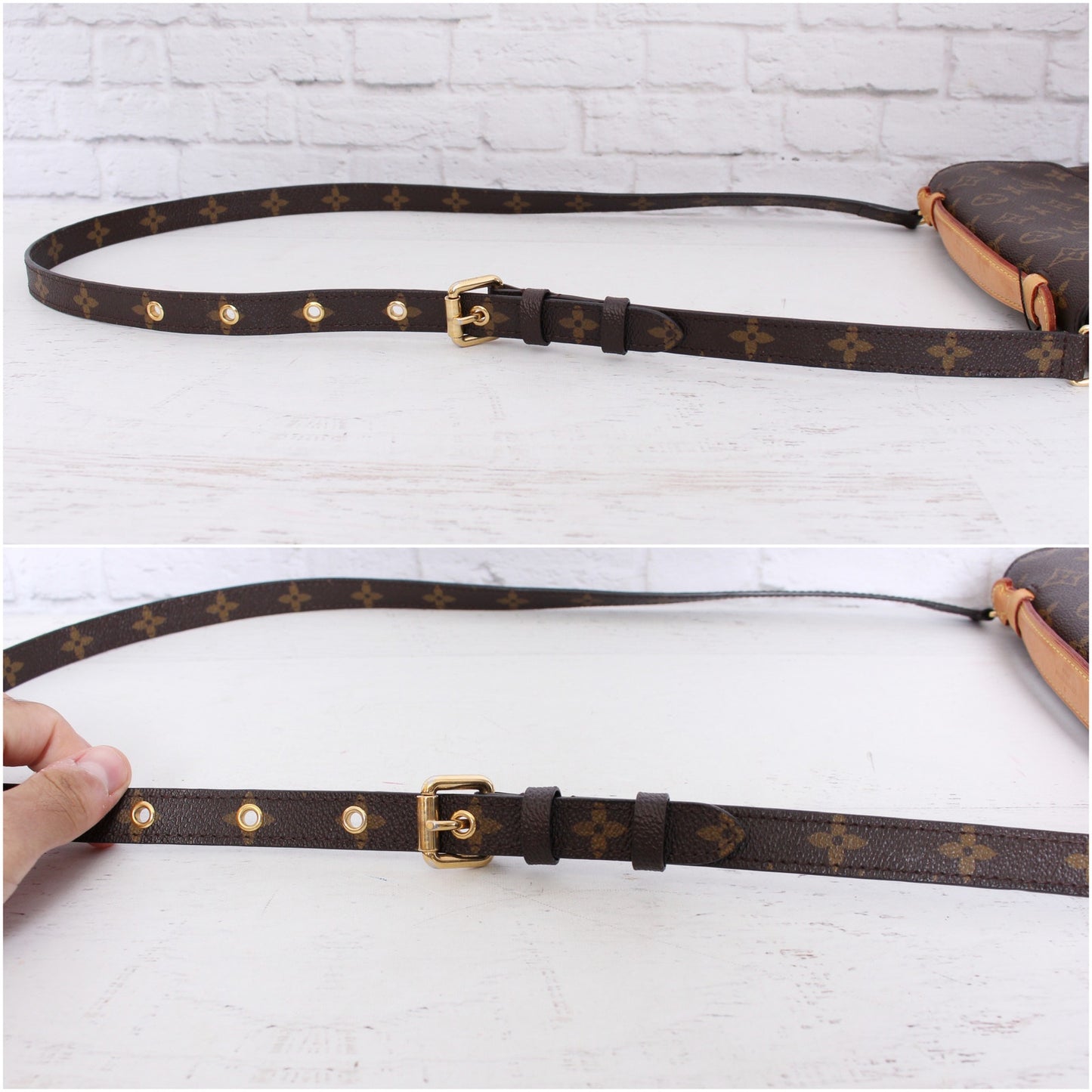 Louis Vuitton Pochette Metis Monogram Crossbody Shoulder Purse Handbag A5124