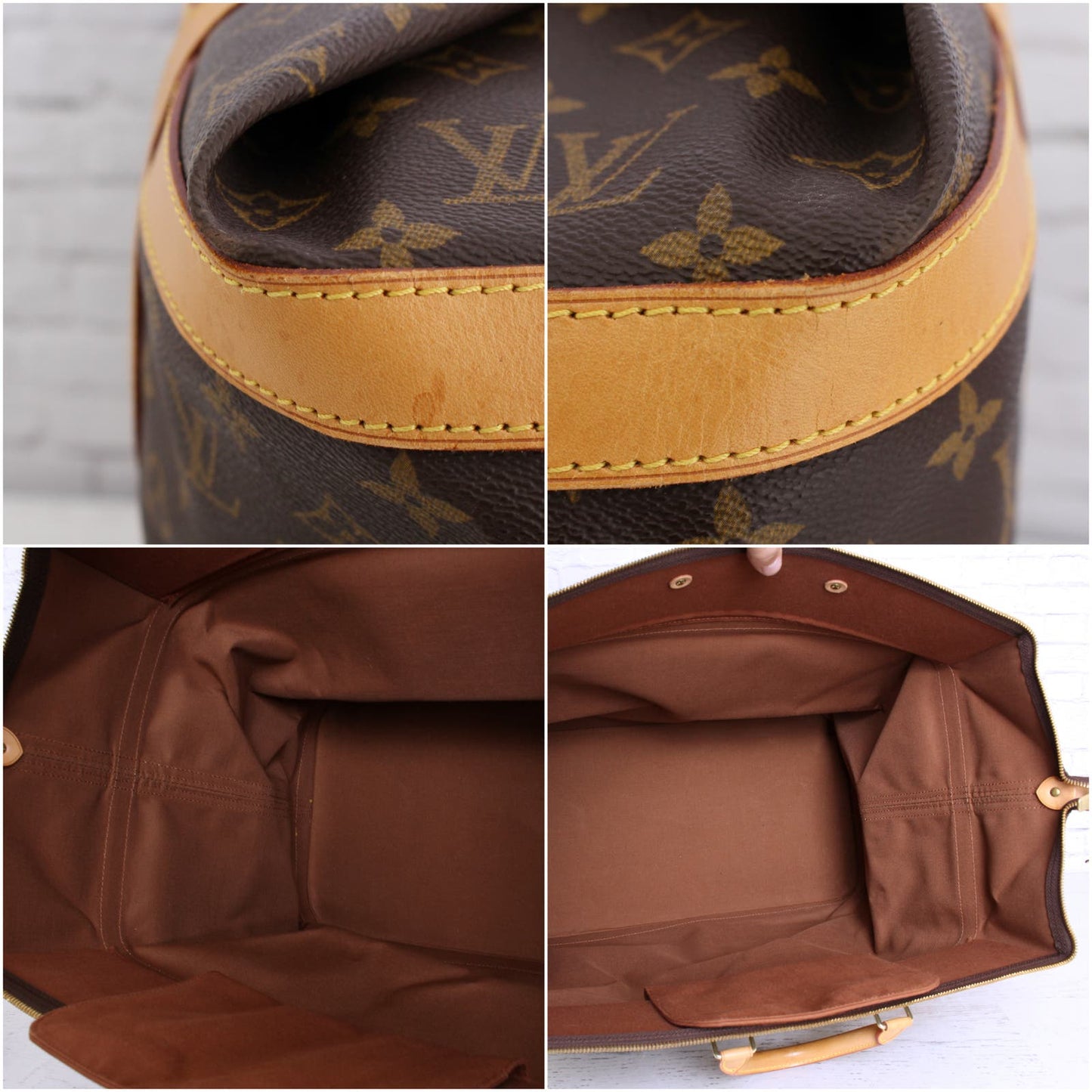 Louis Vuitton Cruiser 50 Monogram Satchel Chest Bag