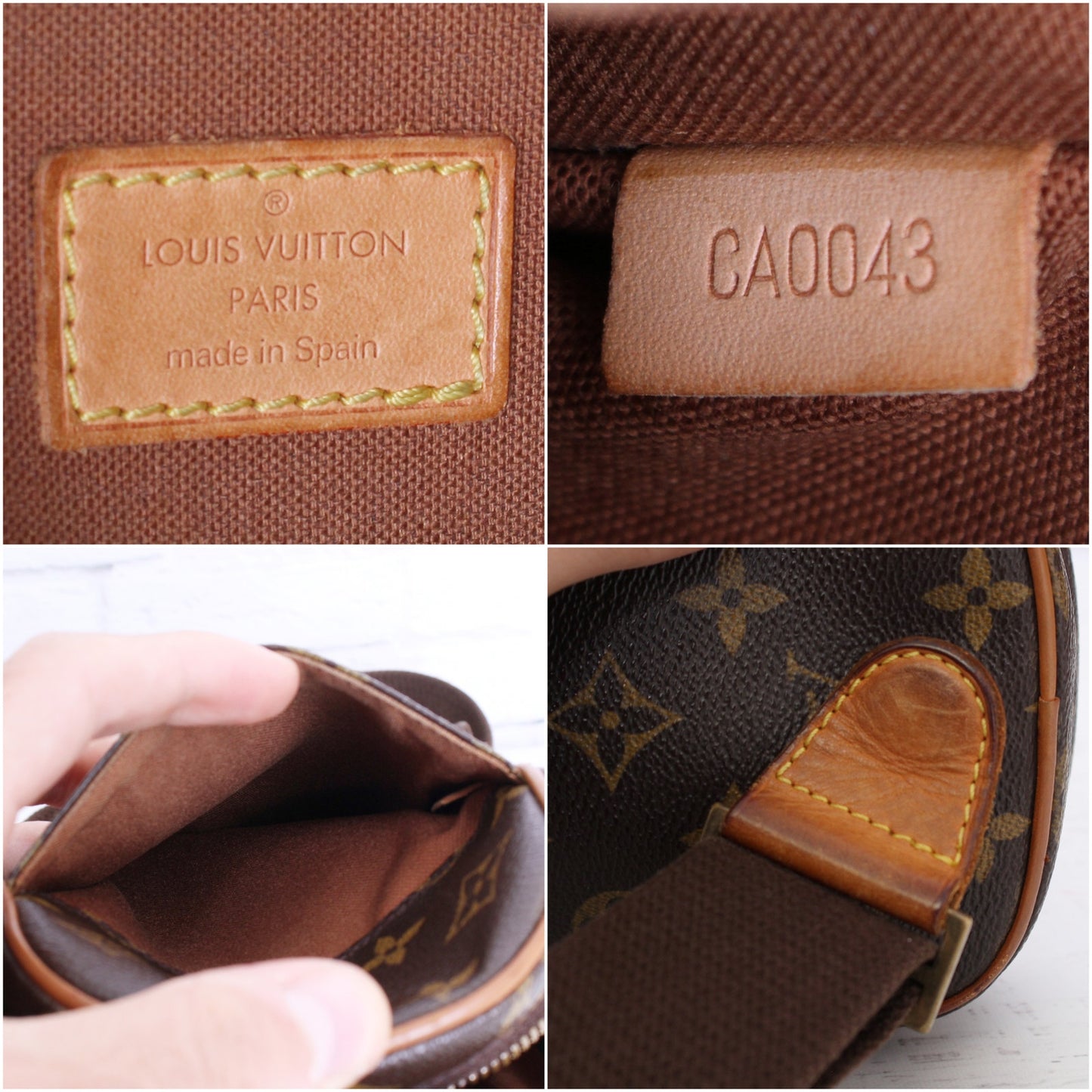 Louis Vuitton Pochette Gange Monogram Bumbag Belt Waist Crossbody Pouch