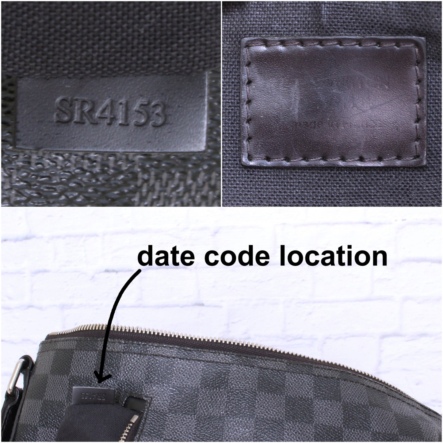 Louis Vuitton Mick PM Damier Graphite Crossbody Gray Shoulder Messenger
