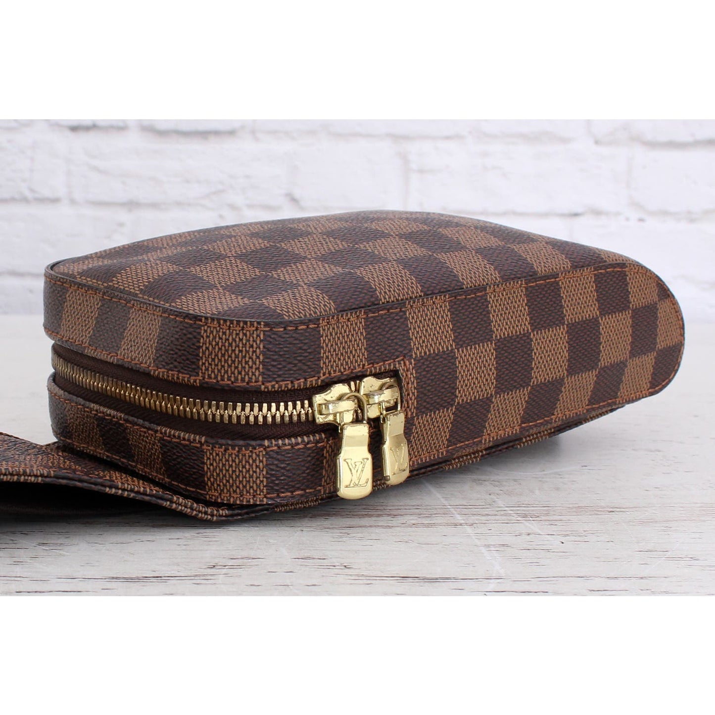 Louis Vuitton Geronimos Damier Ebene Sling Bum Bag