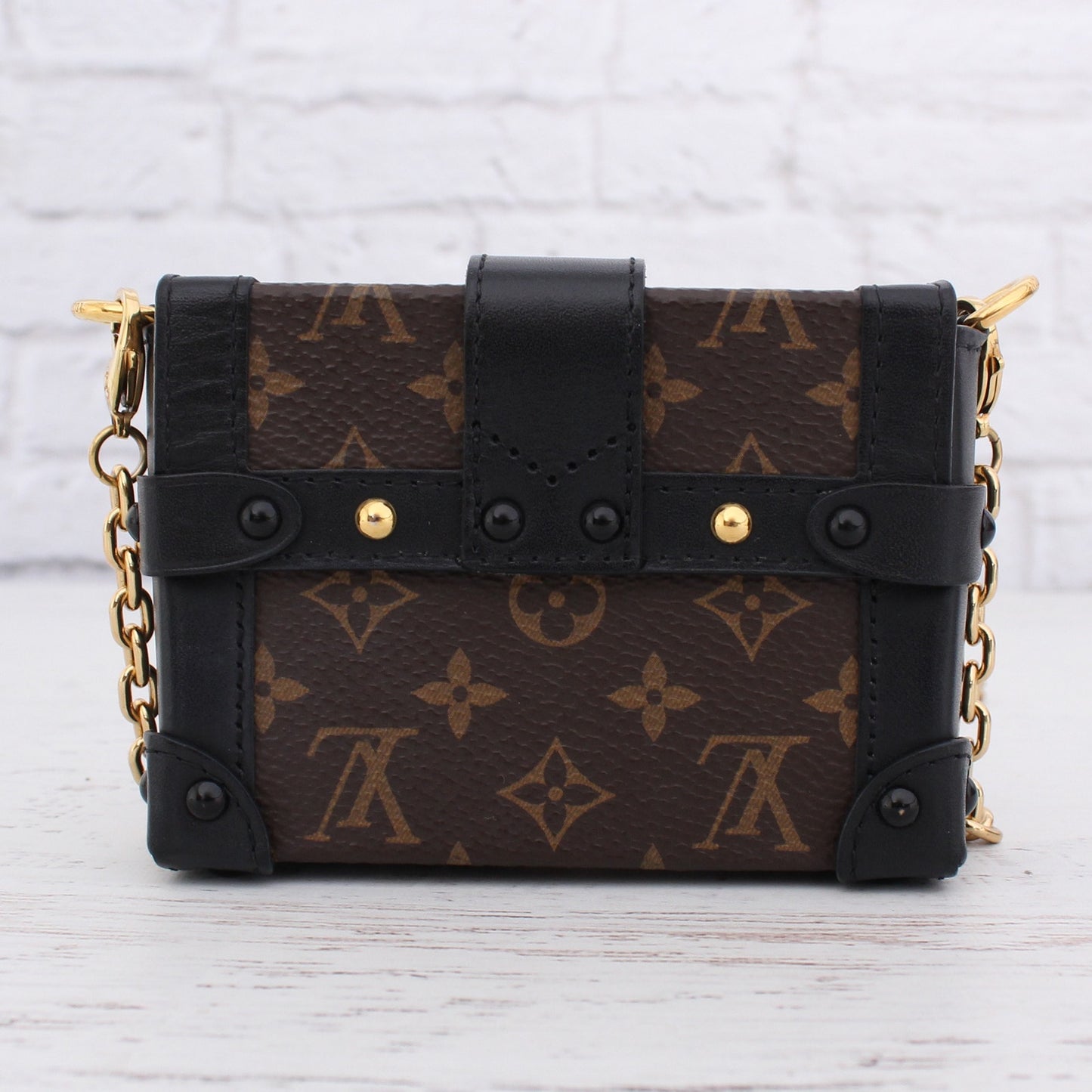 Louis Vuitton Essential Trunk Mini Monogram Crossbody Messenger Women