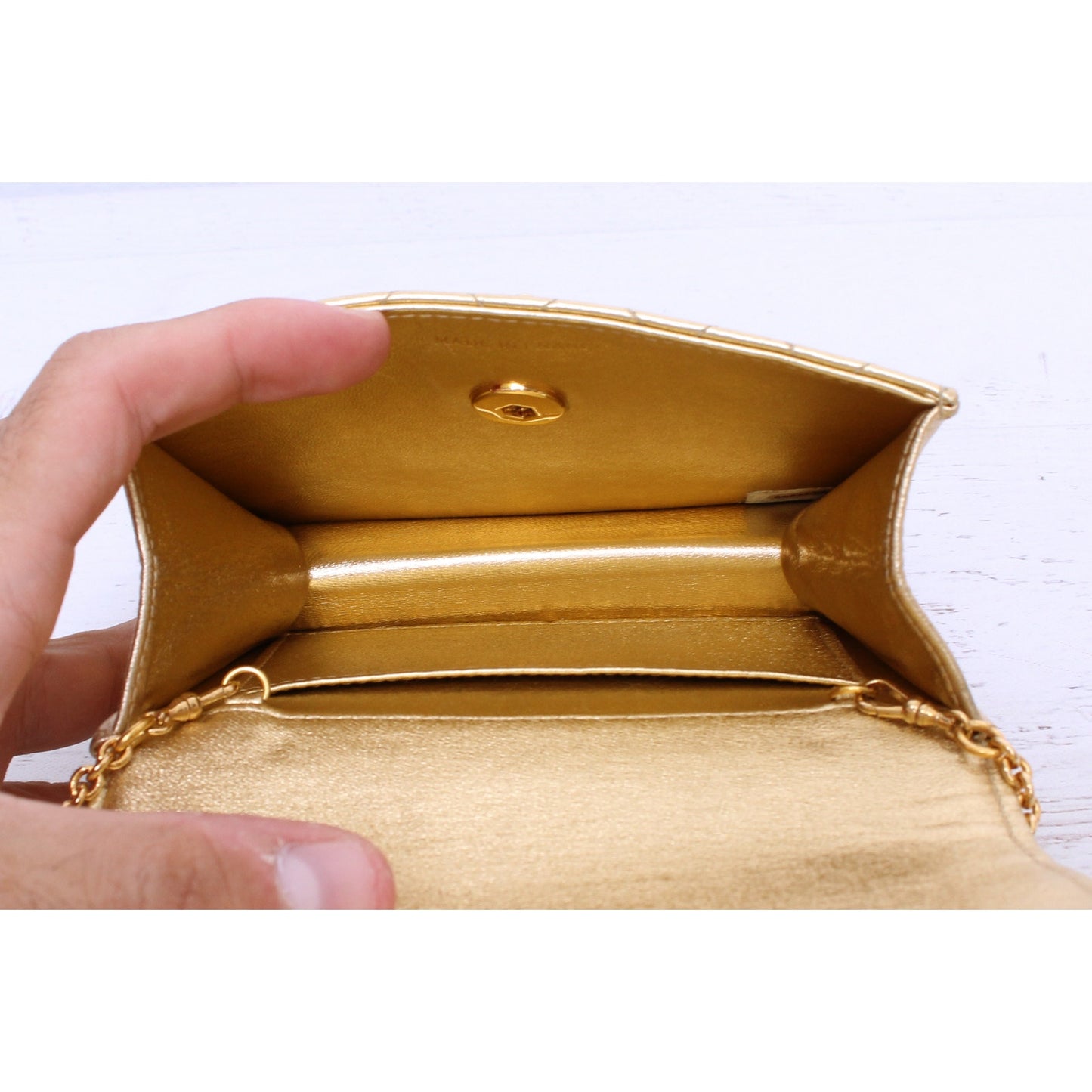 Chanel Half Flap Hold Lambskin Leather Shoulder and Crossbody Purse A4662