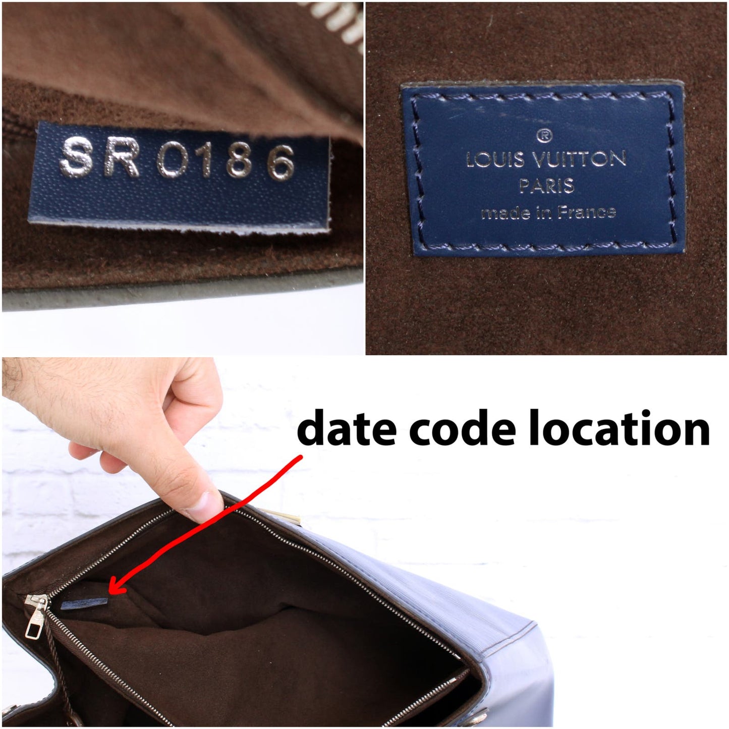 Louis Vuitton Cluny Indigo Epi Crossbody