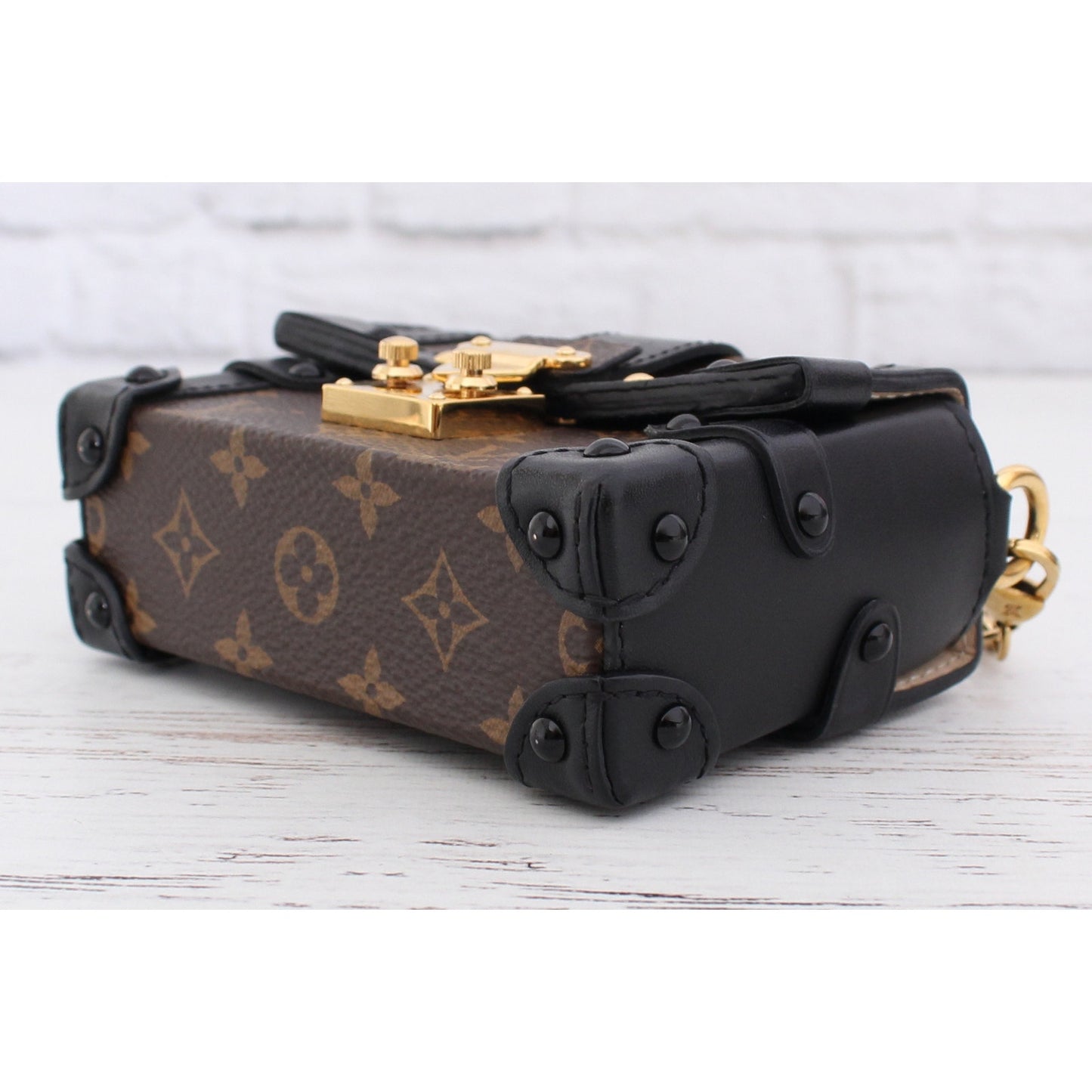 Louis Vuitton Essential Trunk Mini Monogram Crossbody Messenger Women