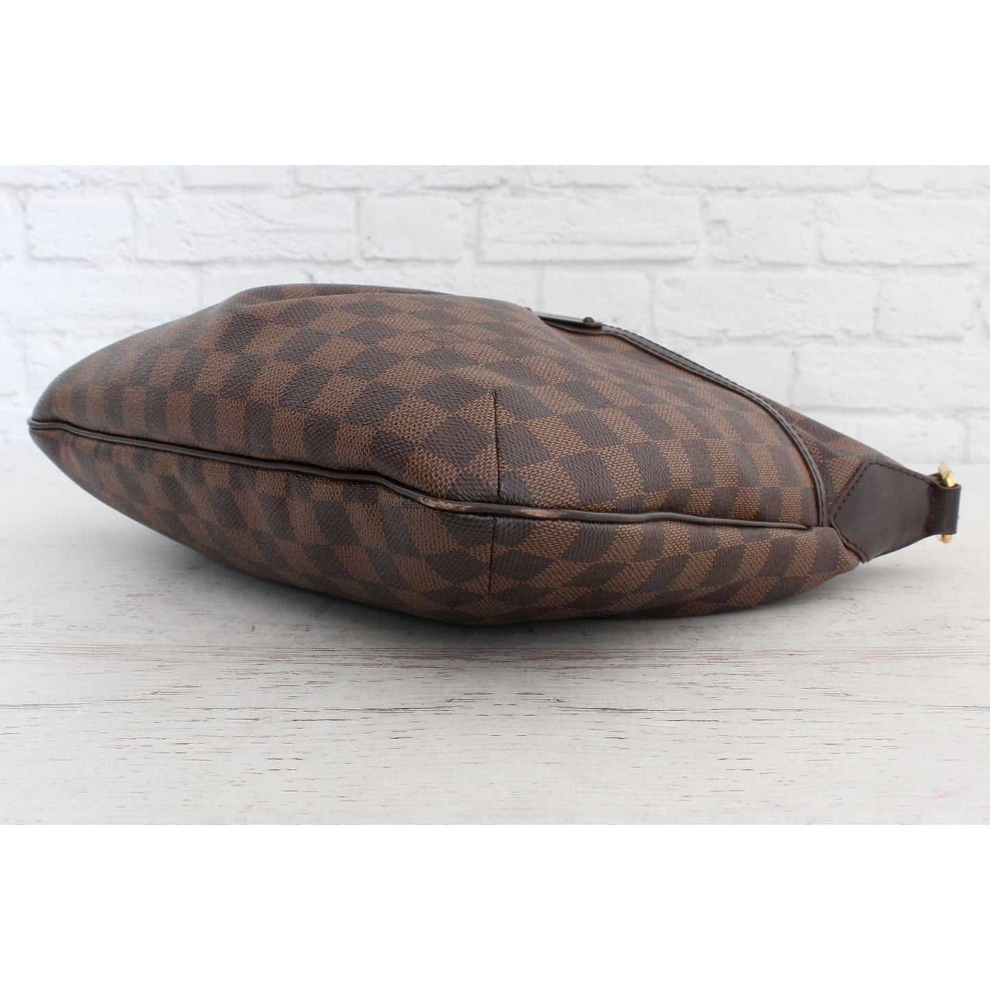 Louis Vuitton Bloomsbury PM Crossbody Damier Ebene Brown Leather Purse