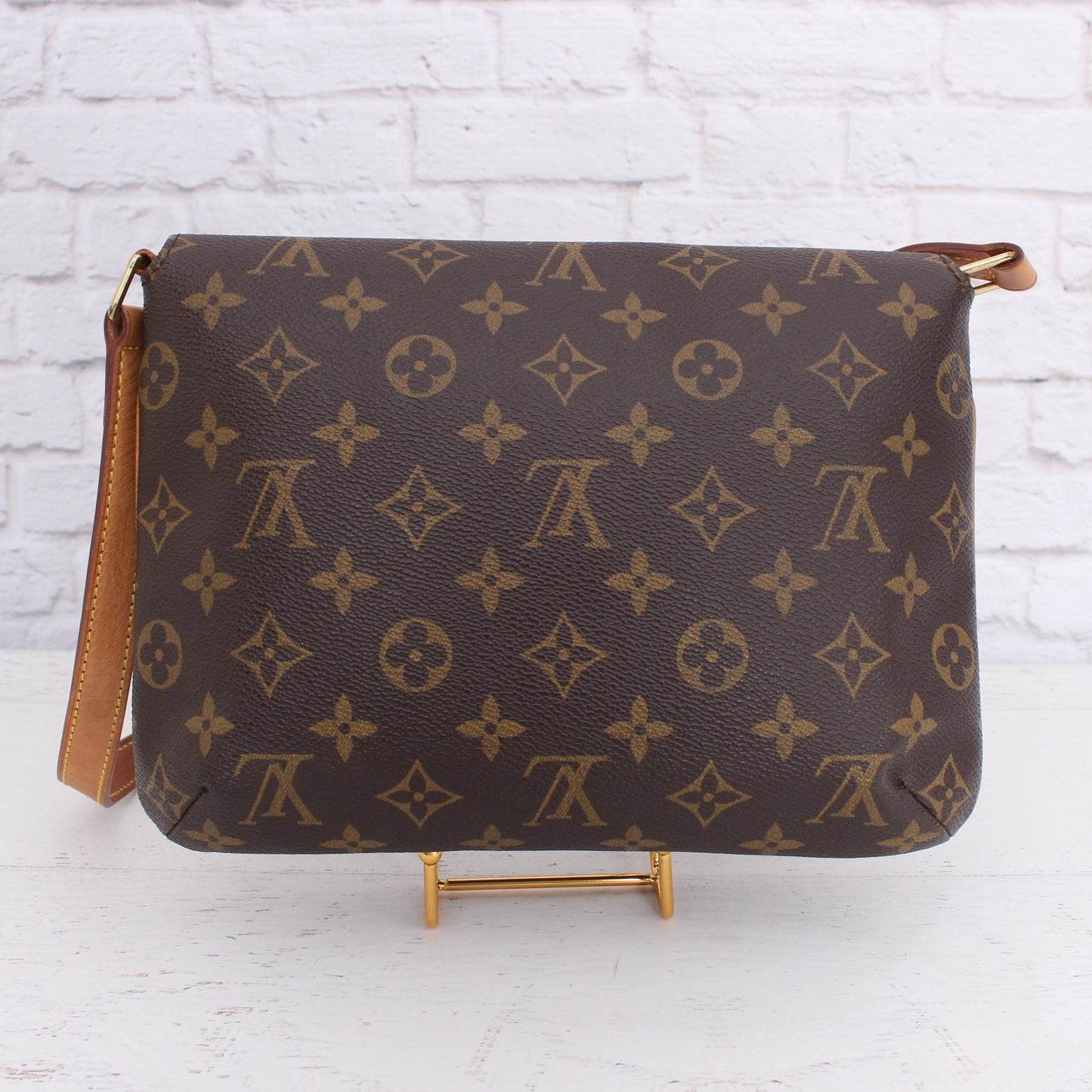 Louis Vuitton Musette Tango Short PM Monogram Shoulder Purse Messenger A3403