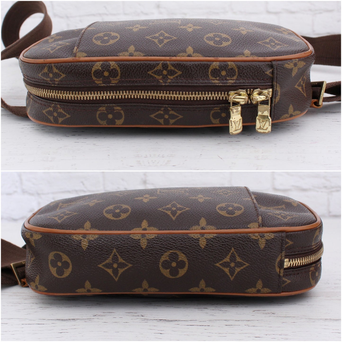 Louis Vuitton Pochette Gange Monogram Bumbag Belt Waist Crossbody Pouch
