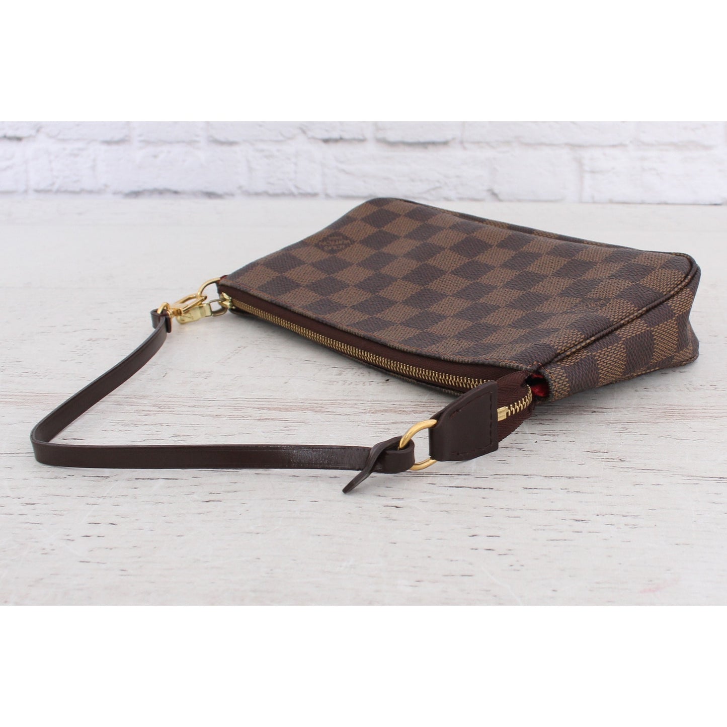 Louis Vuitton Pochette Accessoires Damier Ebene Shoulder Bag & Clutch