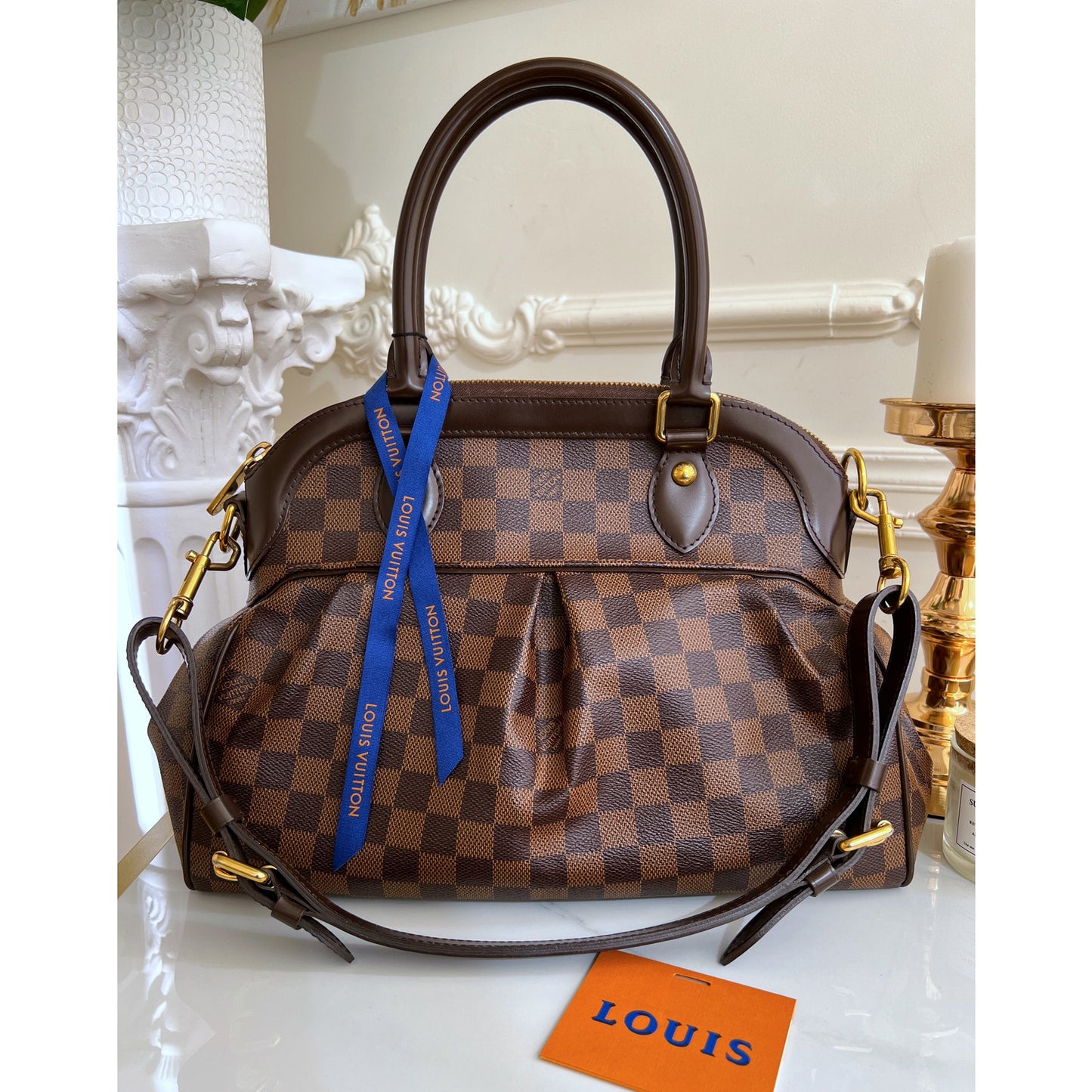 Louis Vuitton Trevi PM Damier Ebene Tote
