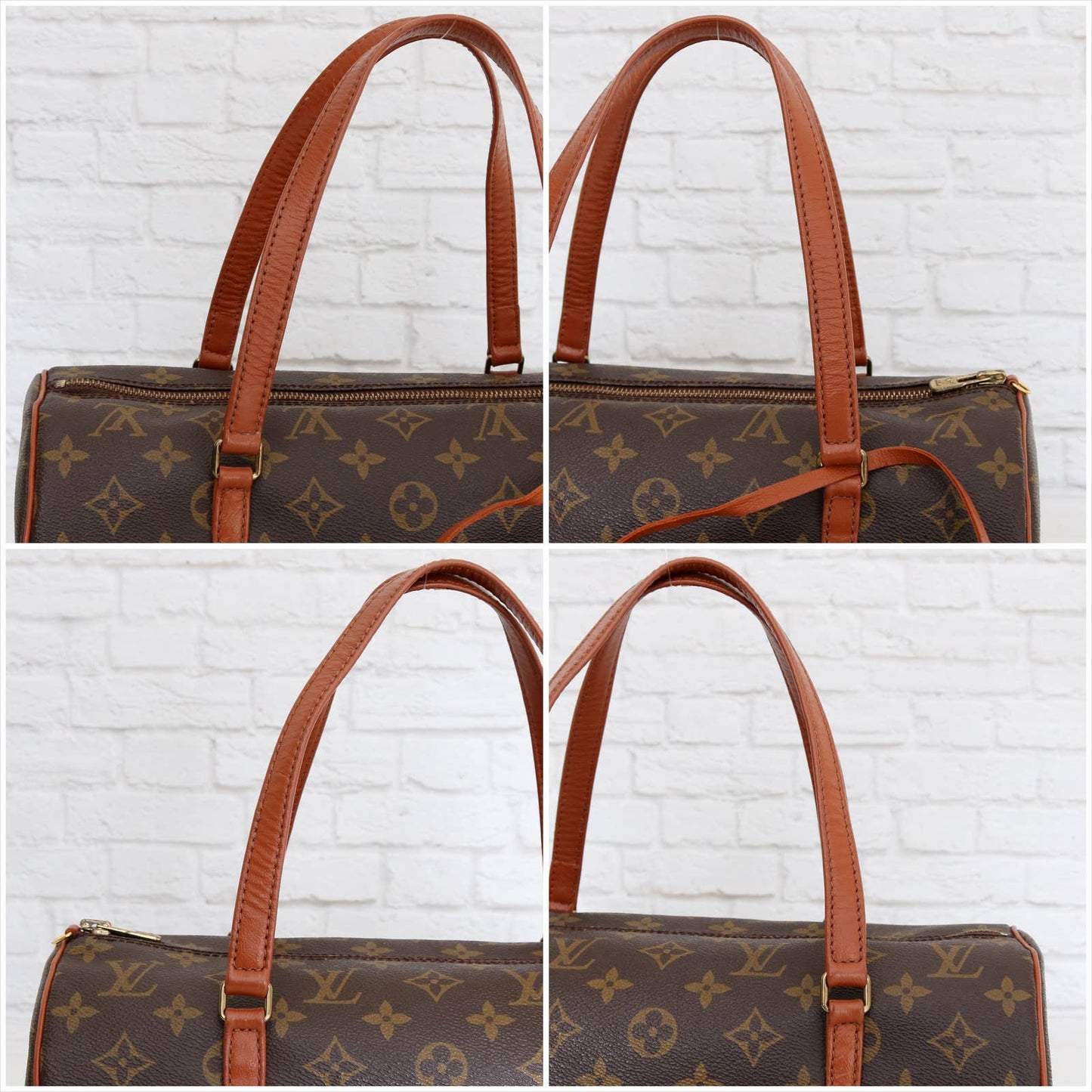 Louis Vuitton Papillon 30 Monogram with Pouch Satchel