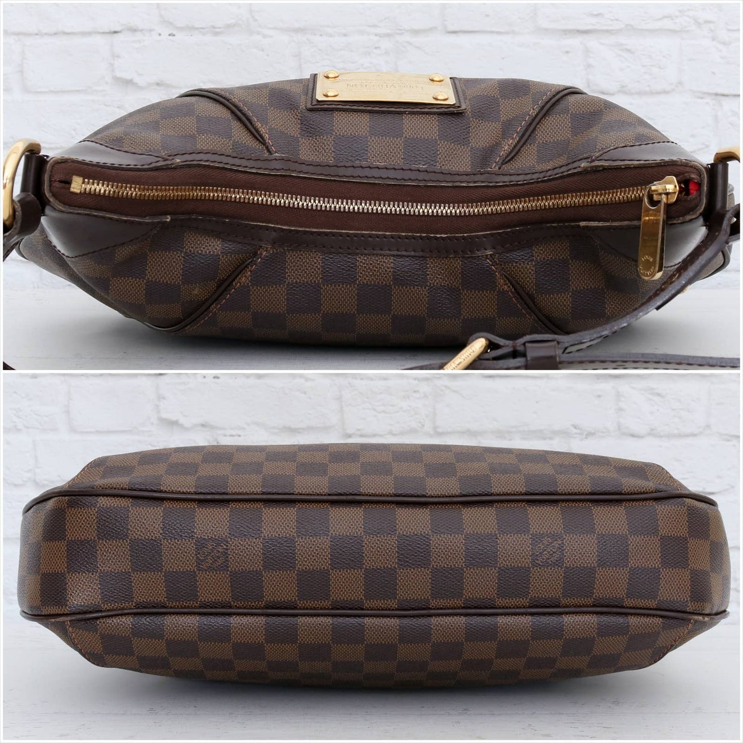 Louis Vuitton Thames GM Damier Ebene Hobo Shoulder Bag