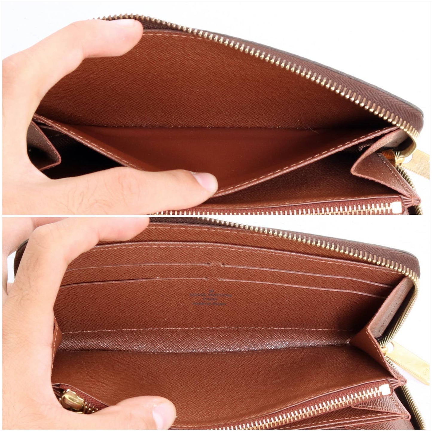 Louis Vuitton Zippy Wallet Monogram Brown