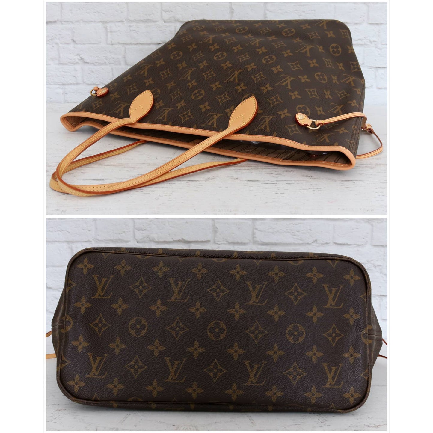 Louis Vuitton Neverfull MM Monogram Tote PRISTINE Shoulder Bag Brown Purse LV