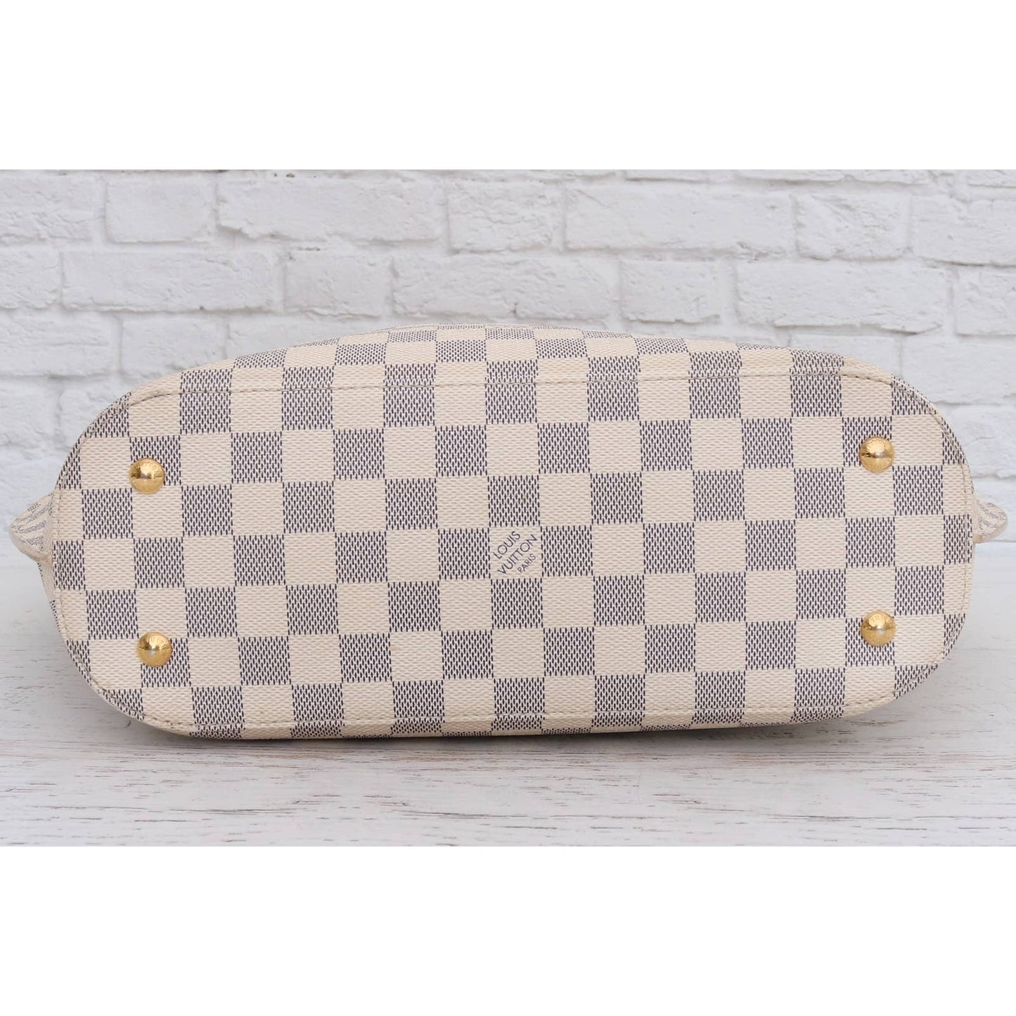 Louis Vuitton Girolata Damier Azur Bucket Shoulder Bag Dust Bag & Box