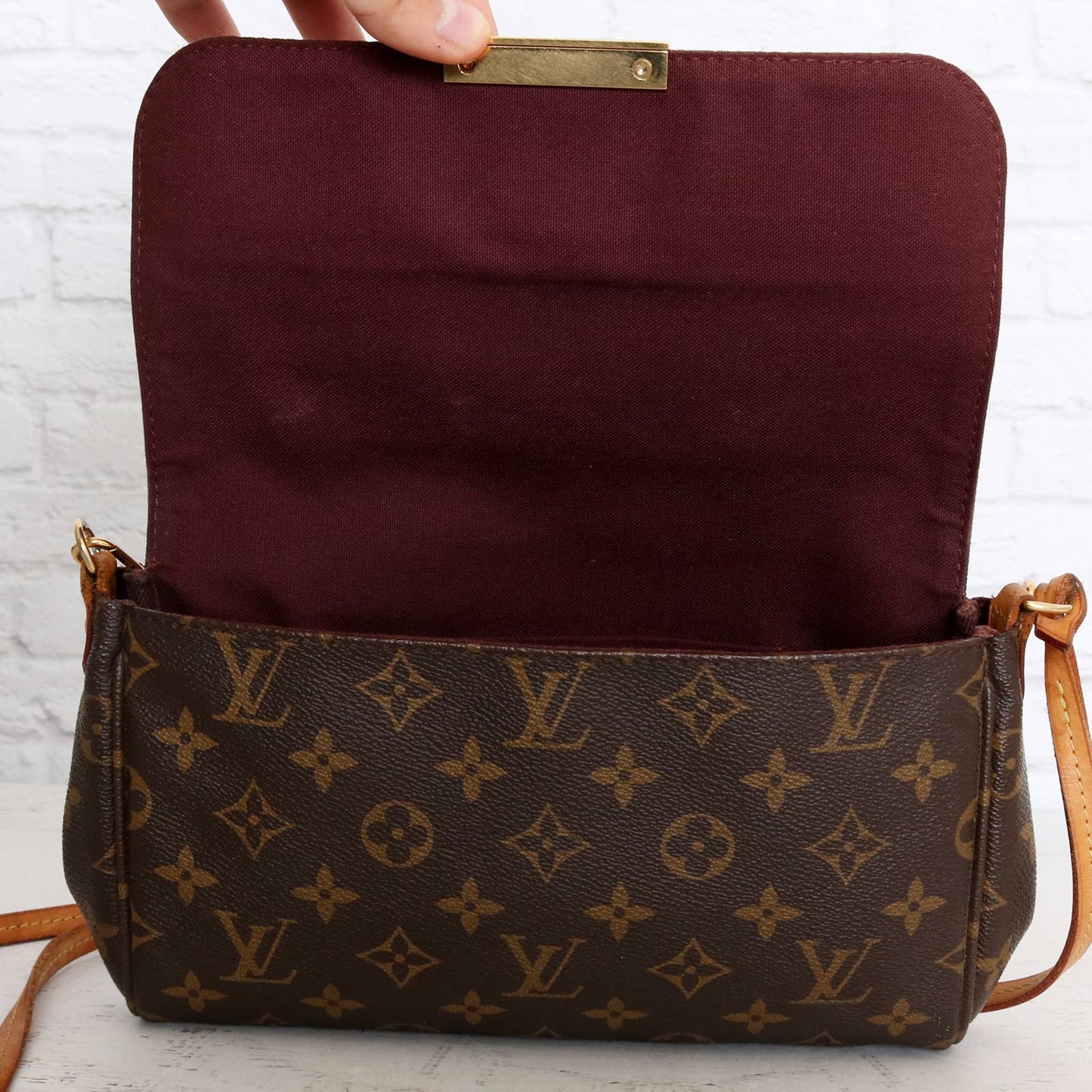 Louis Vuitton Favorite MM Monogram Crossbody with Box