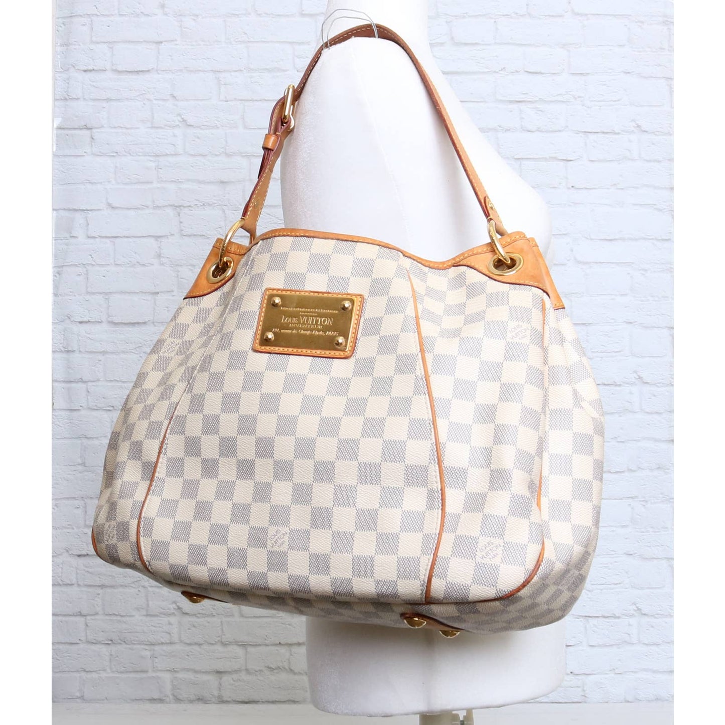 Louis Vuitton Galliera PM Damier Azur Shoulder Bag