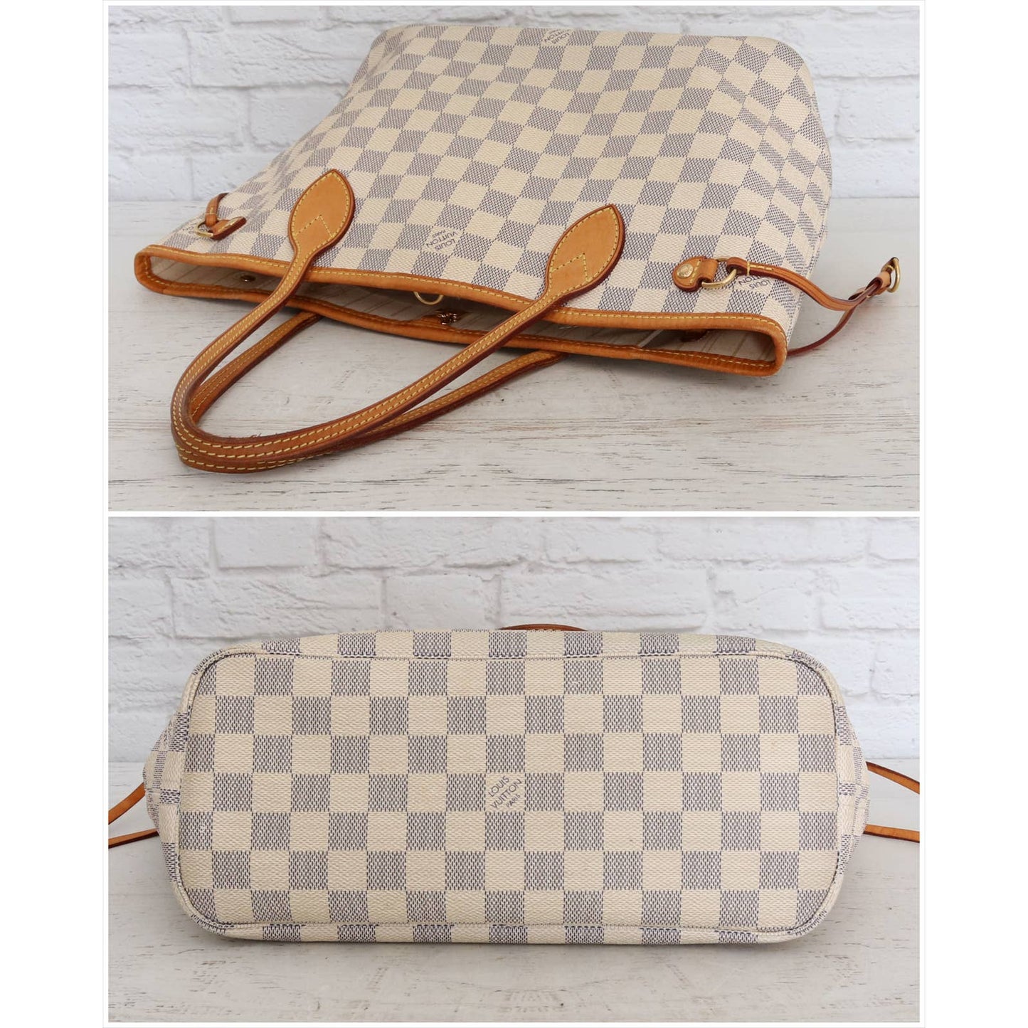 Louis Vuitton Neverfull PM Damier Azur Small Tote
