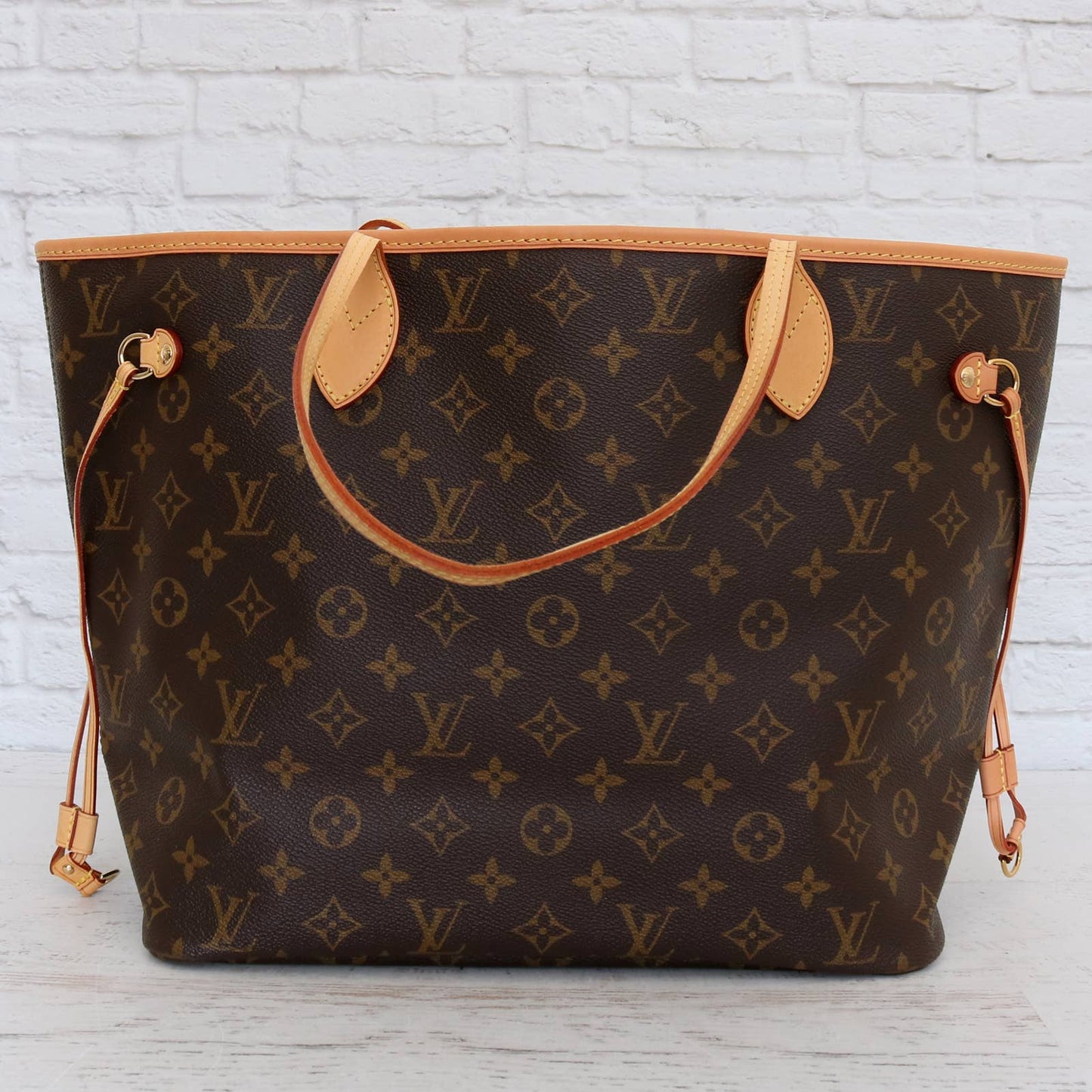 Louis Vuitton Neverfull MM Monogram Tote PRISTINE Shoulder Bag Brown Purse LV