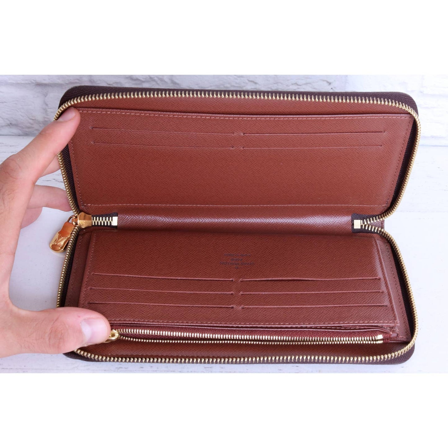 Louis Vuitton Zippy Organizer Monogram Wallet Box & Dust Bag