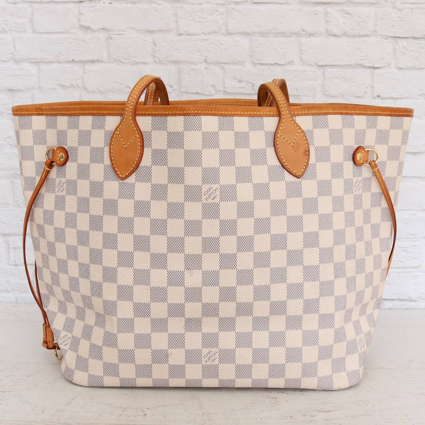 Louis Vuitton Neverfull MM Damier Azur Tote