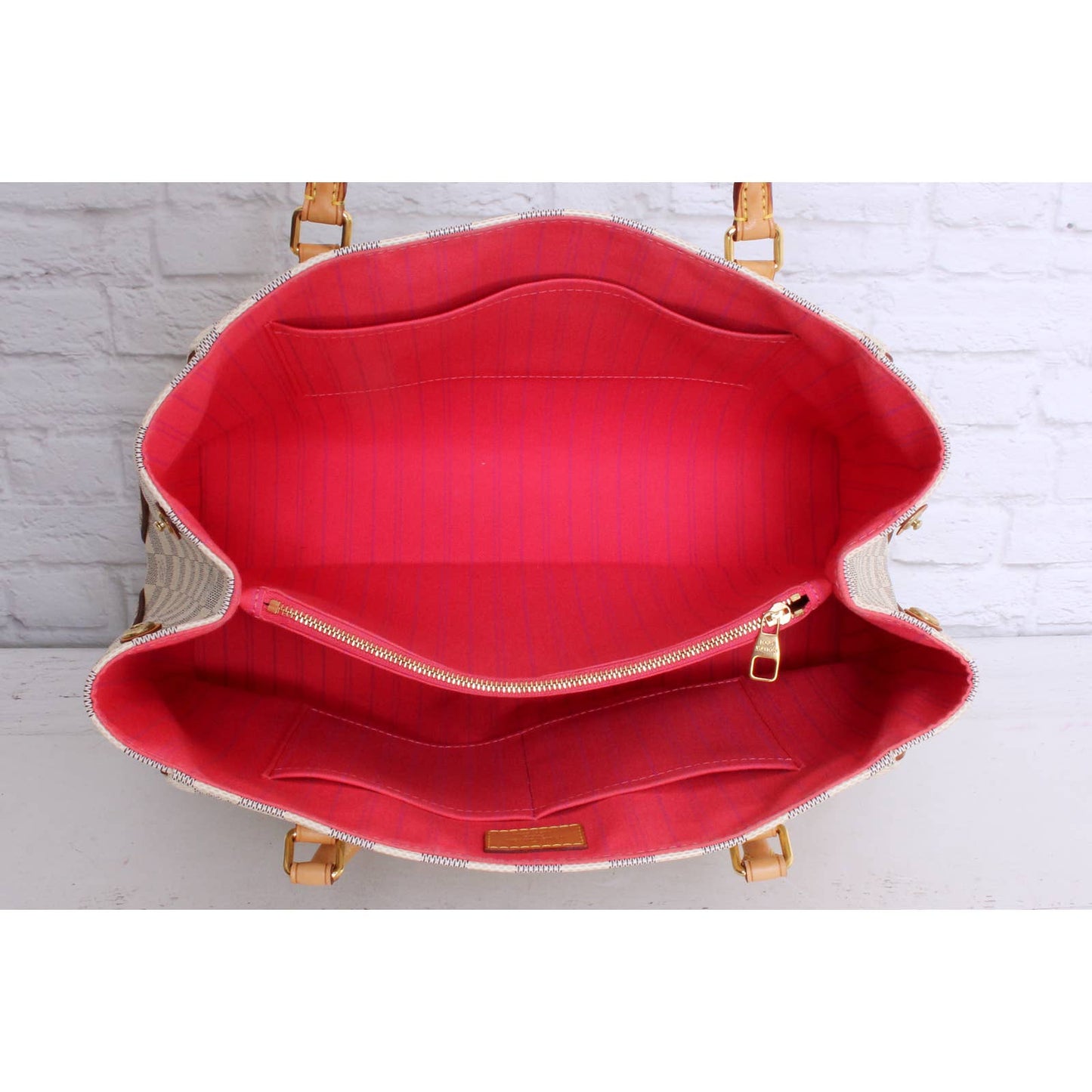 Louis Vuitton Calvi Damier Azur Tote Shoulder Bag