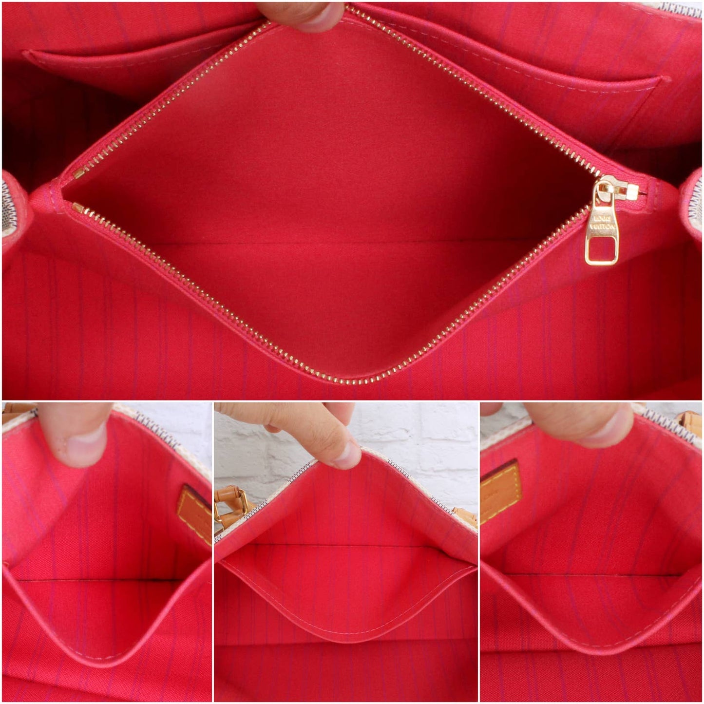 Louis Vuitton Calvi Damier Azur Tote Shoulder Bag