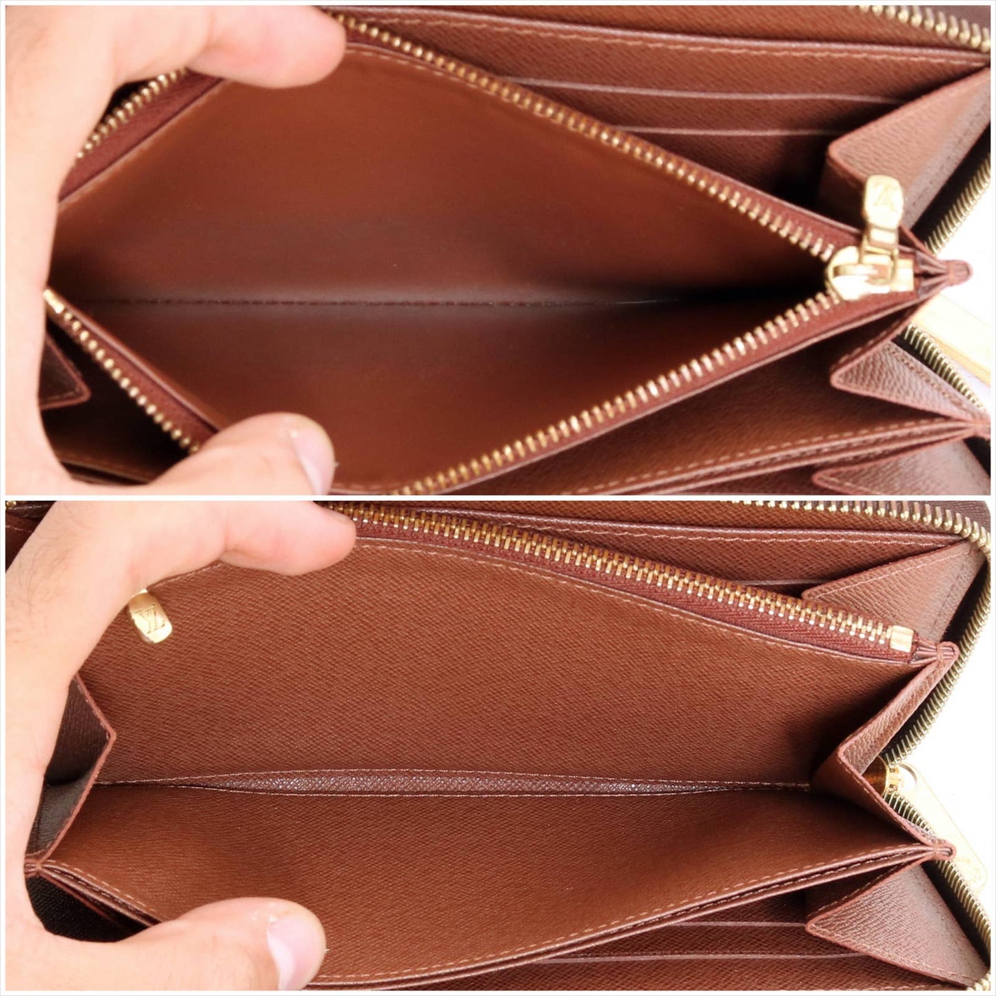 Louis Vuitton Zippy Wallet Monogram Brown