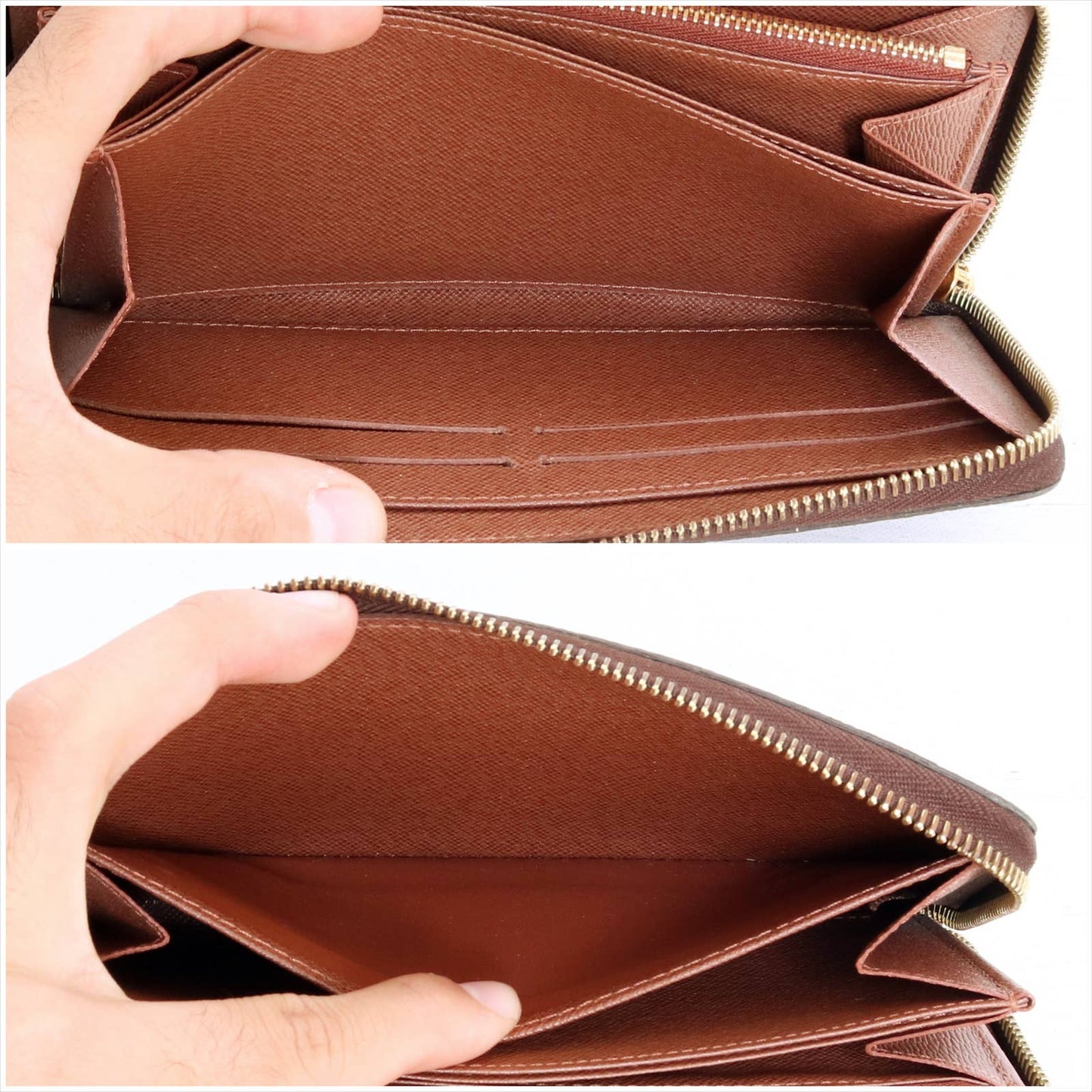 Louis Vuitton Zippy Wallet Monogram Brown