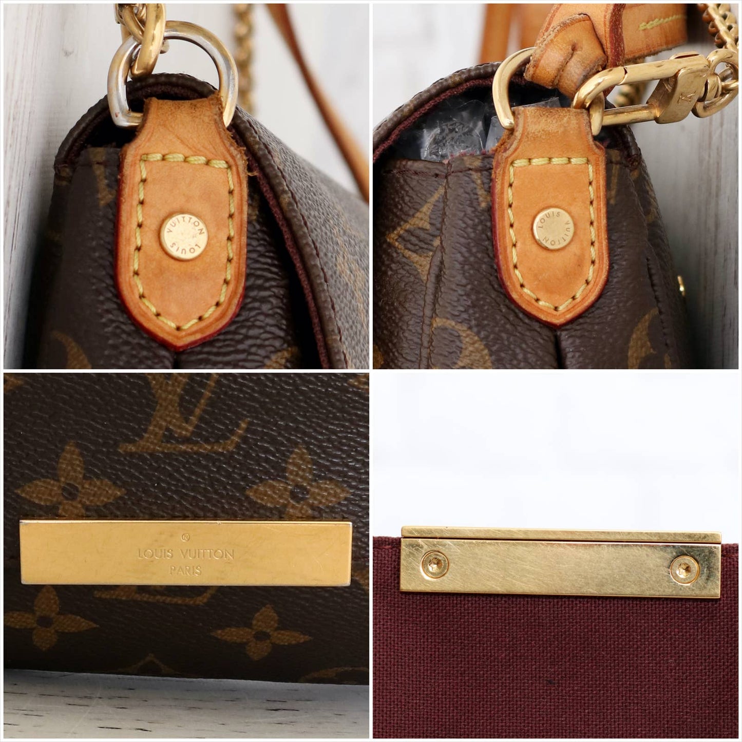 Louis Vuitton Favorite MM Monogram Crossbody with Box