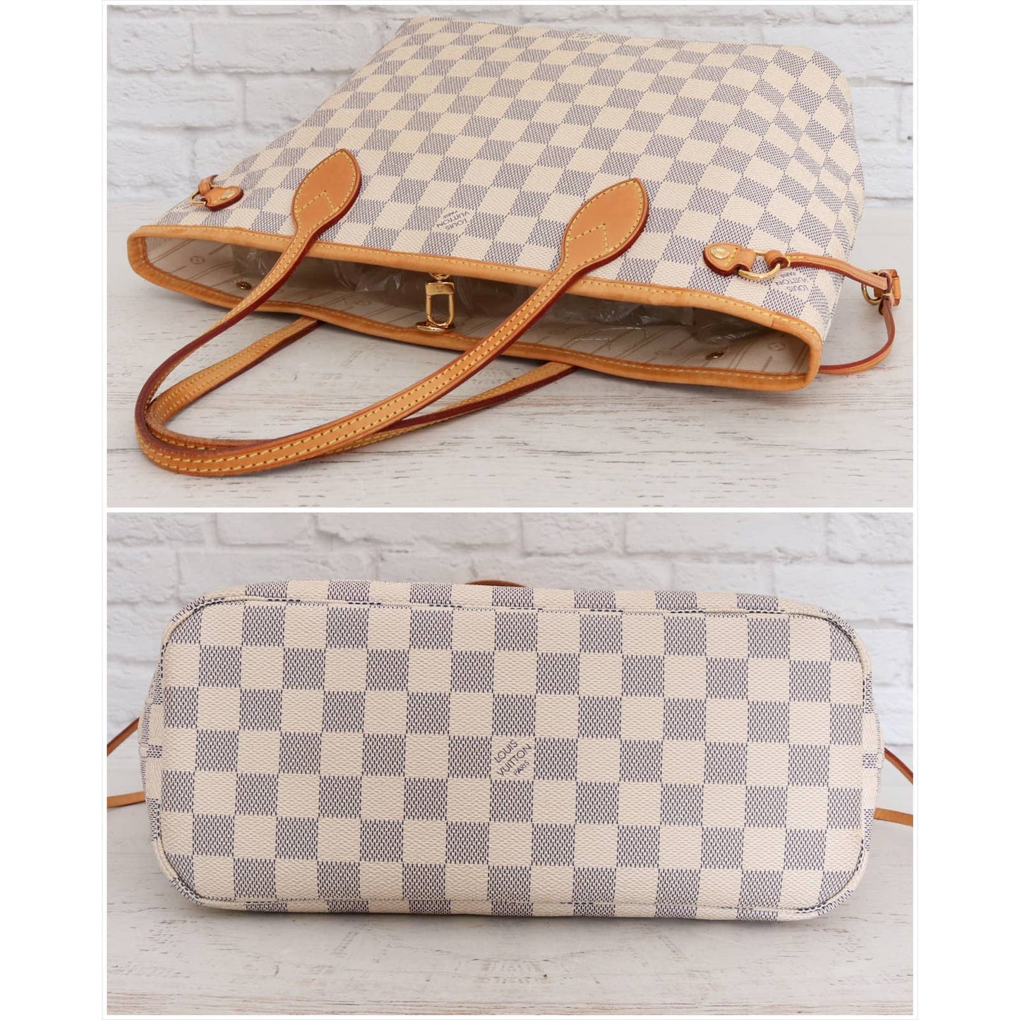 Louis Vuitton Neverfull PM Damier Azur Small Tote