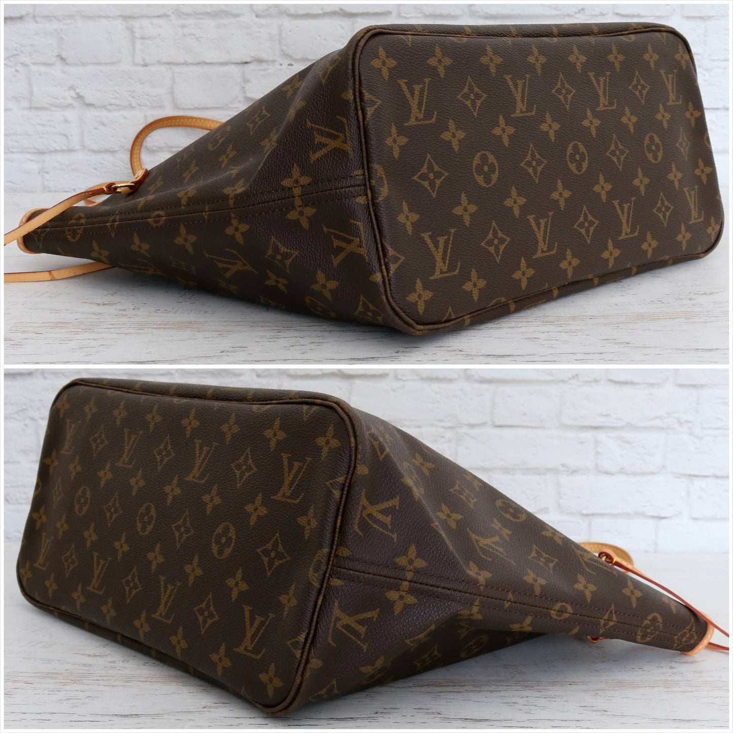 Louis Vuitton Neverfull MM Monogram Tote PRISTINE Shoulder Bag Brown Purse LV