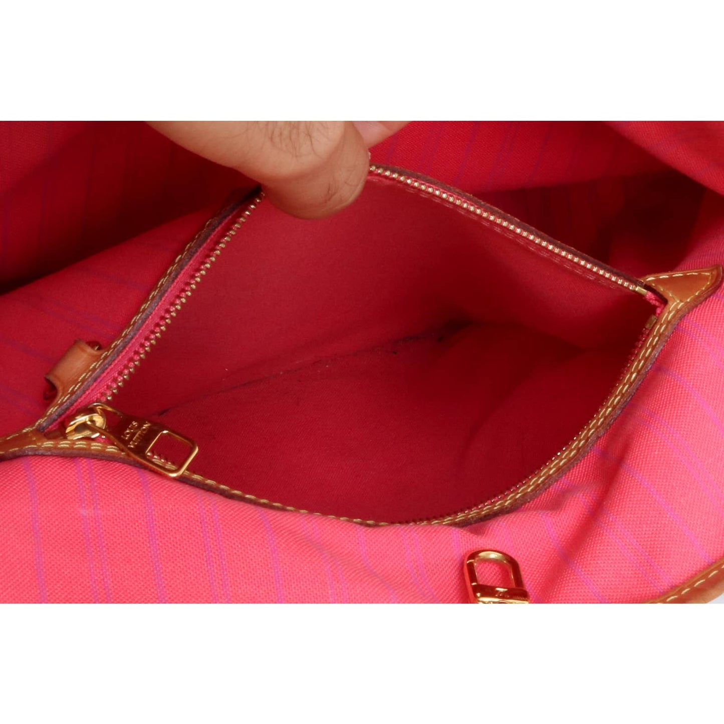 Louis Vuitton Delightful MM Damier Azur Tote with Box