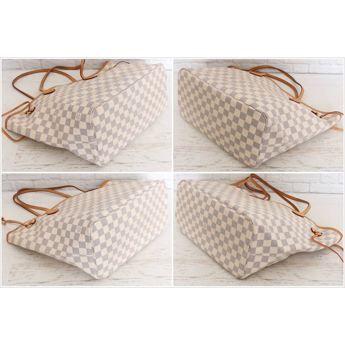 Louis Vuitton Neverfull MM Damier Azur Tote