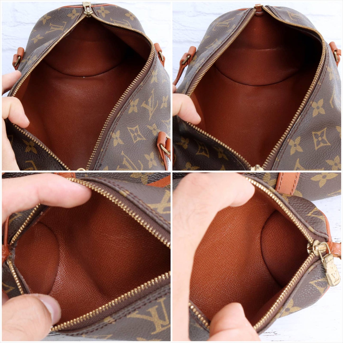 Louis Vuitton Papillon 30 Monogram with Pouch Satchel