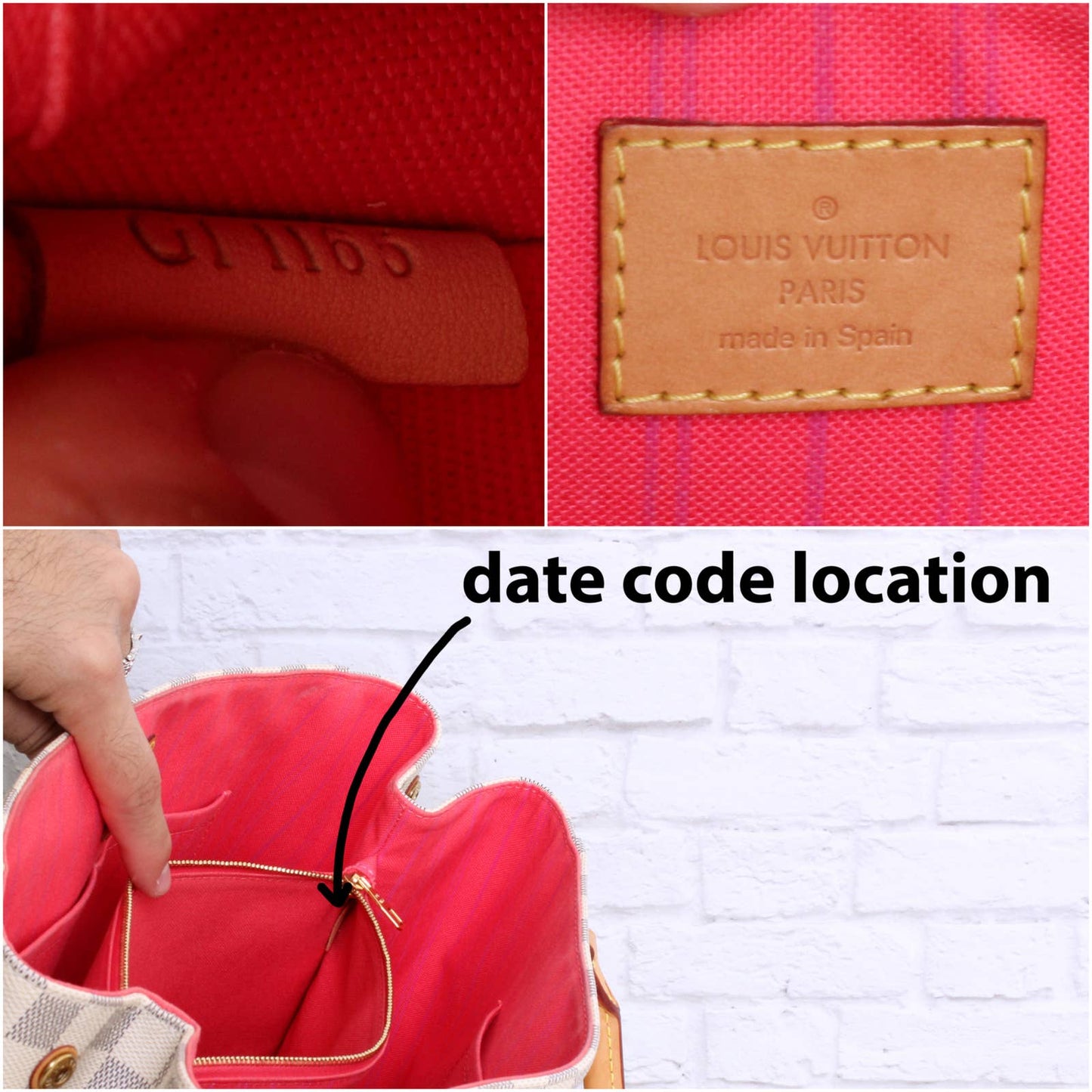 Louis Vuitton Calvi Damier Azur Tote Shoulder Bag