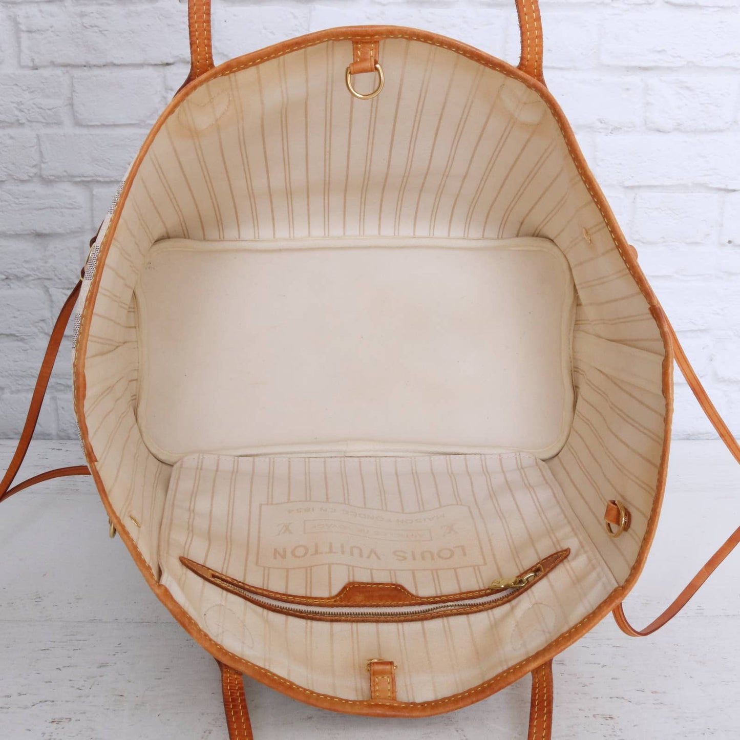 Louis Vuitton Neverfull MM Damier Azur Tote