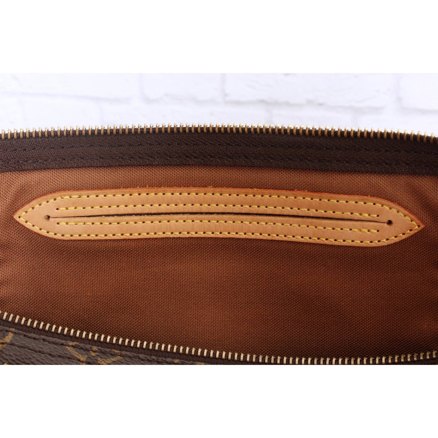 Louis Vuitton Speedy 35 Monogram Satchel Purse Brown Bag Handbag Large