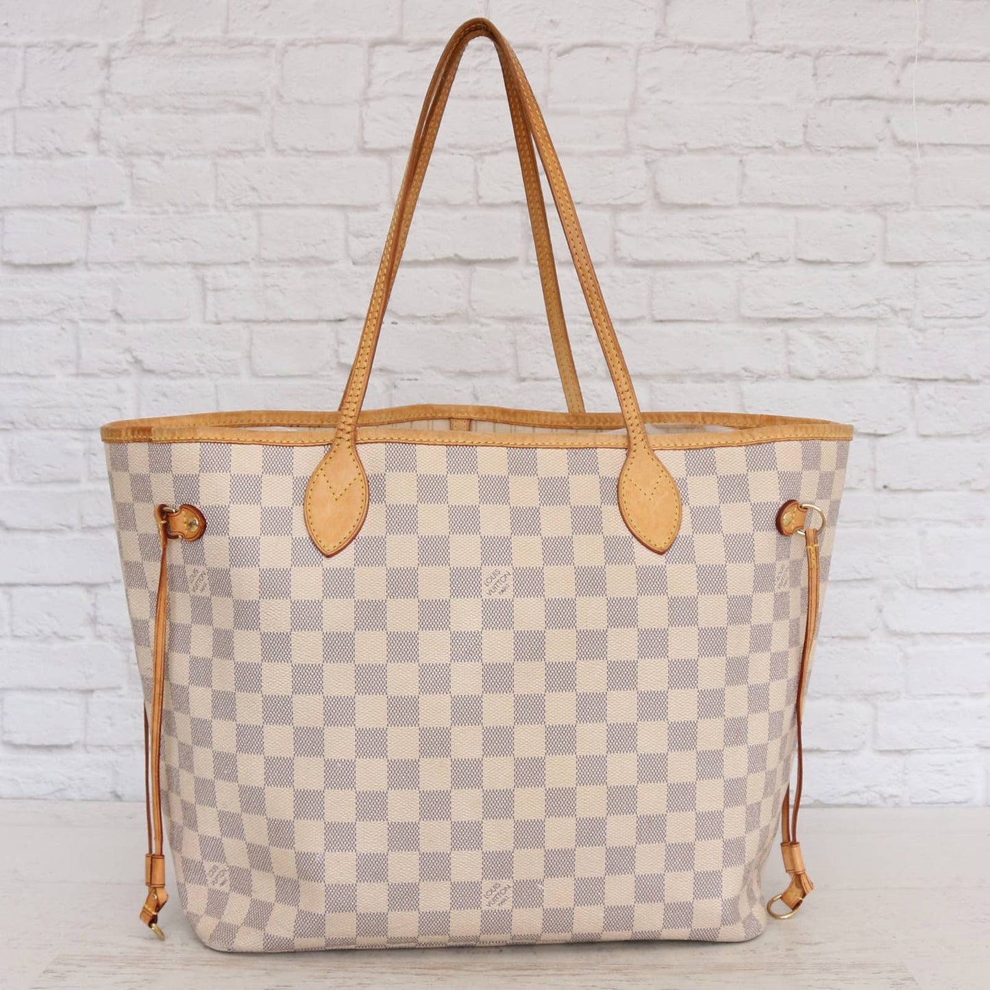 Louis Vuitton Neverfull MM Damier Azur Tote