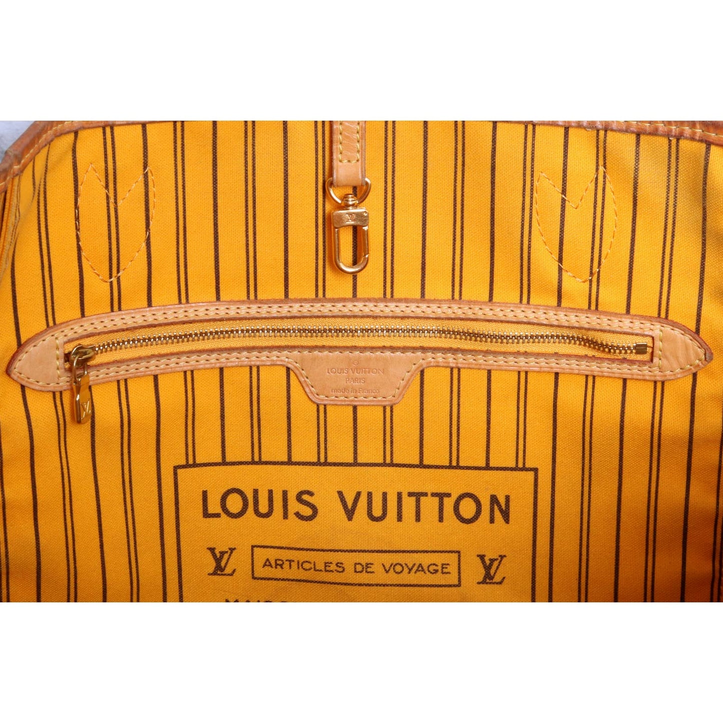 Louis Vuitton Neverfull GM Monogram Tote in Mimosa Yellow Interior