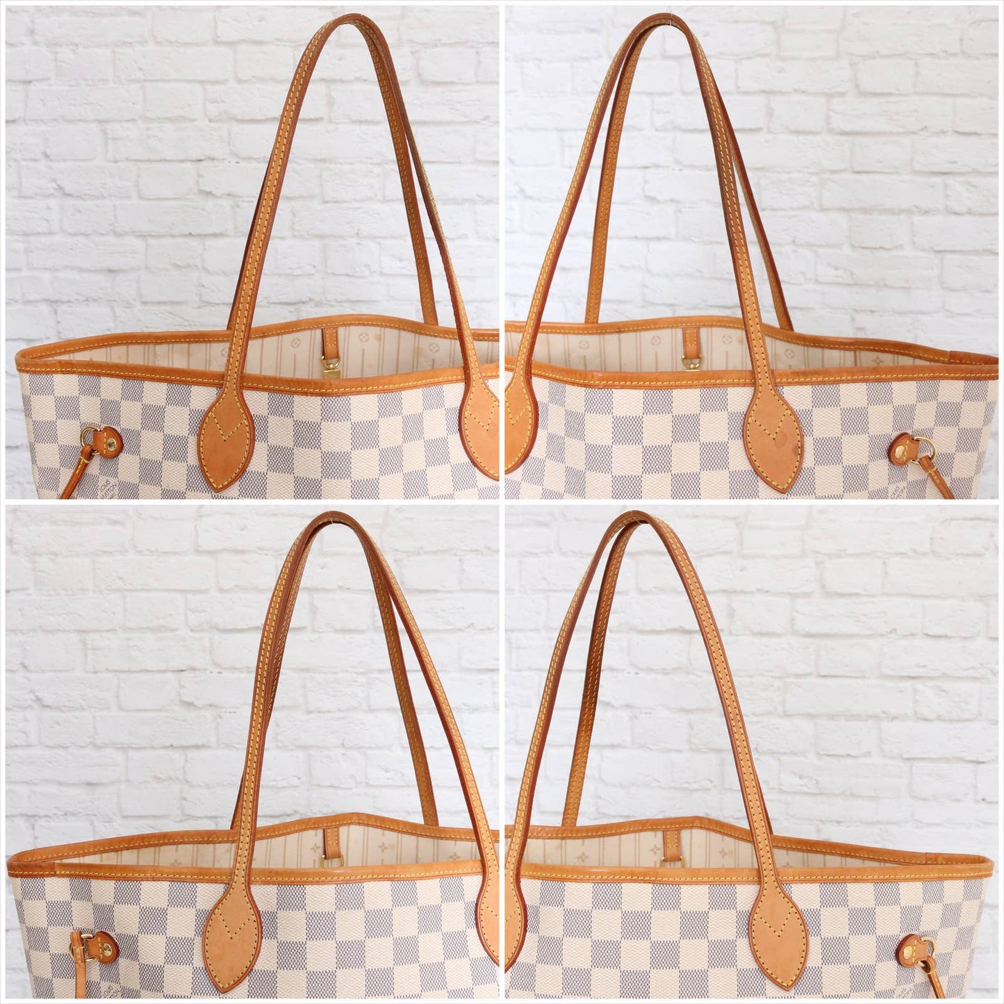 Louis Vuitton Neverfull MM Damier Azur Tote